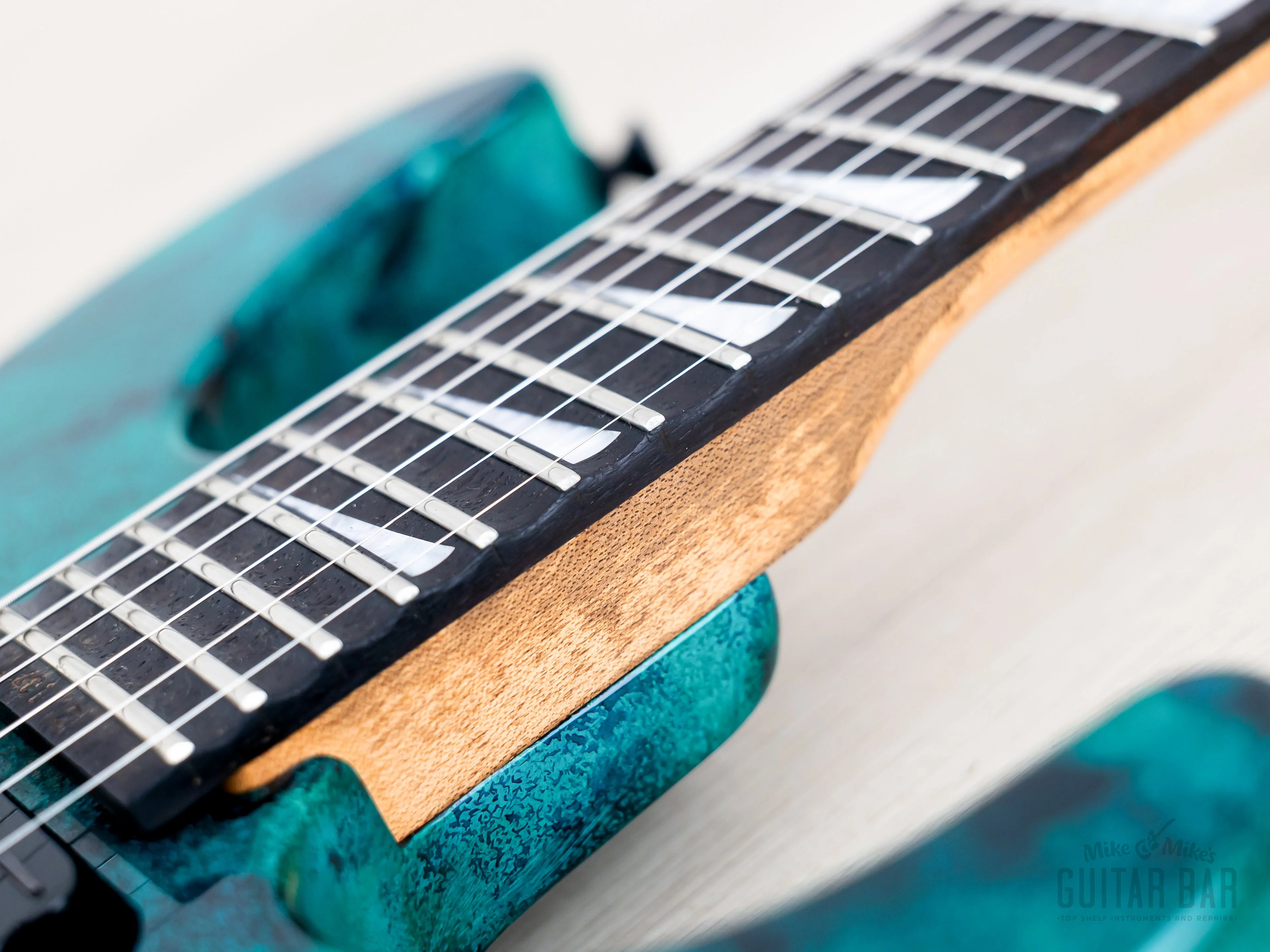 1994 Grover Jackson Doug Aldrich Custom Psycho Green-Blue, Japan - Image 19
