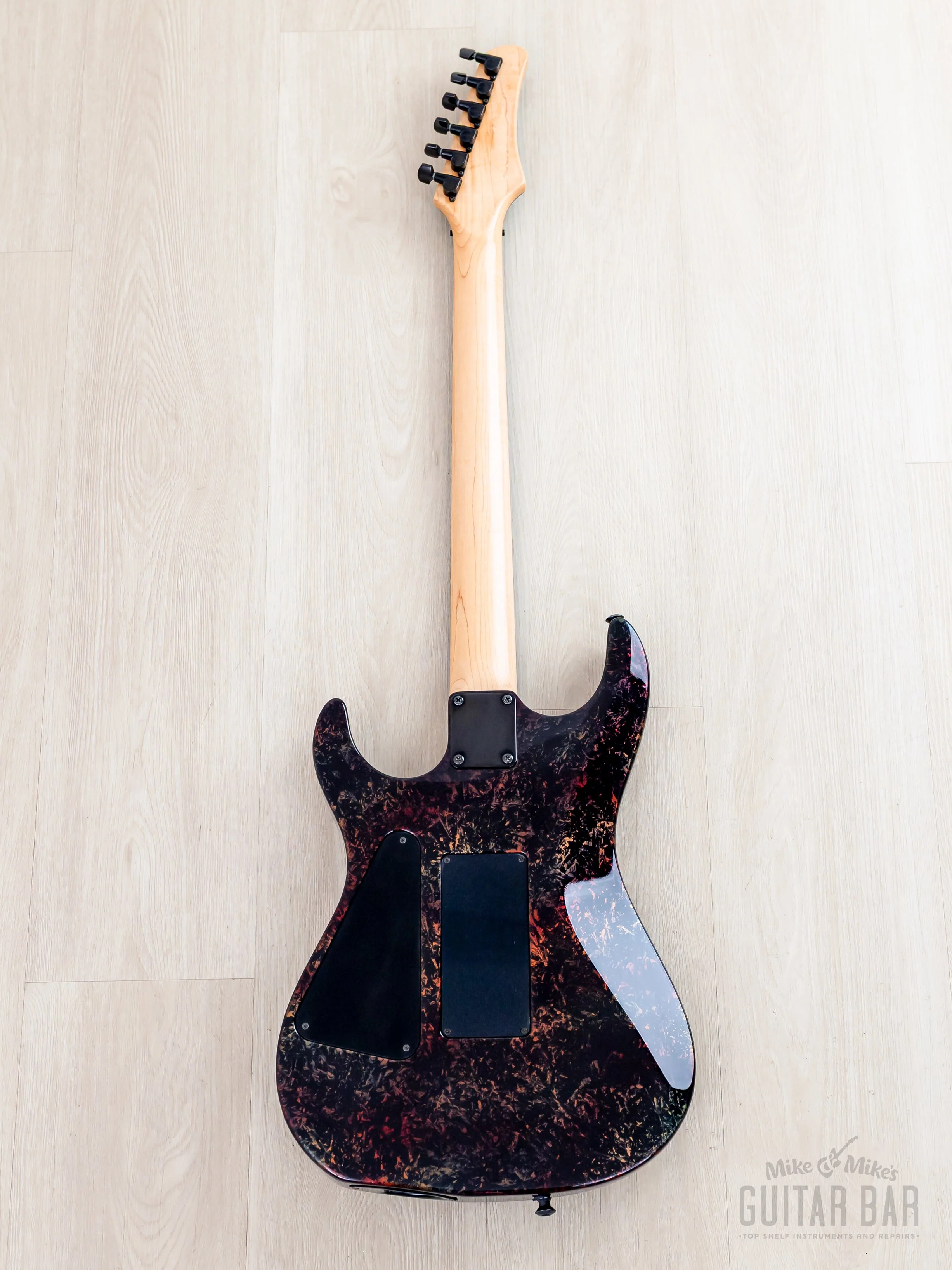 1994 Hamer USA Centaura GCTS-JR-2 Iridescent Swirl HSS Superstrat, Near-Mint w/ Case - Image 3