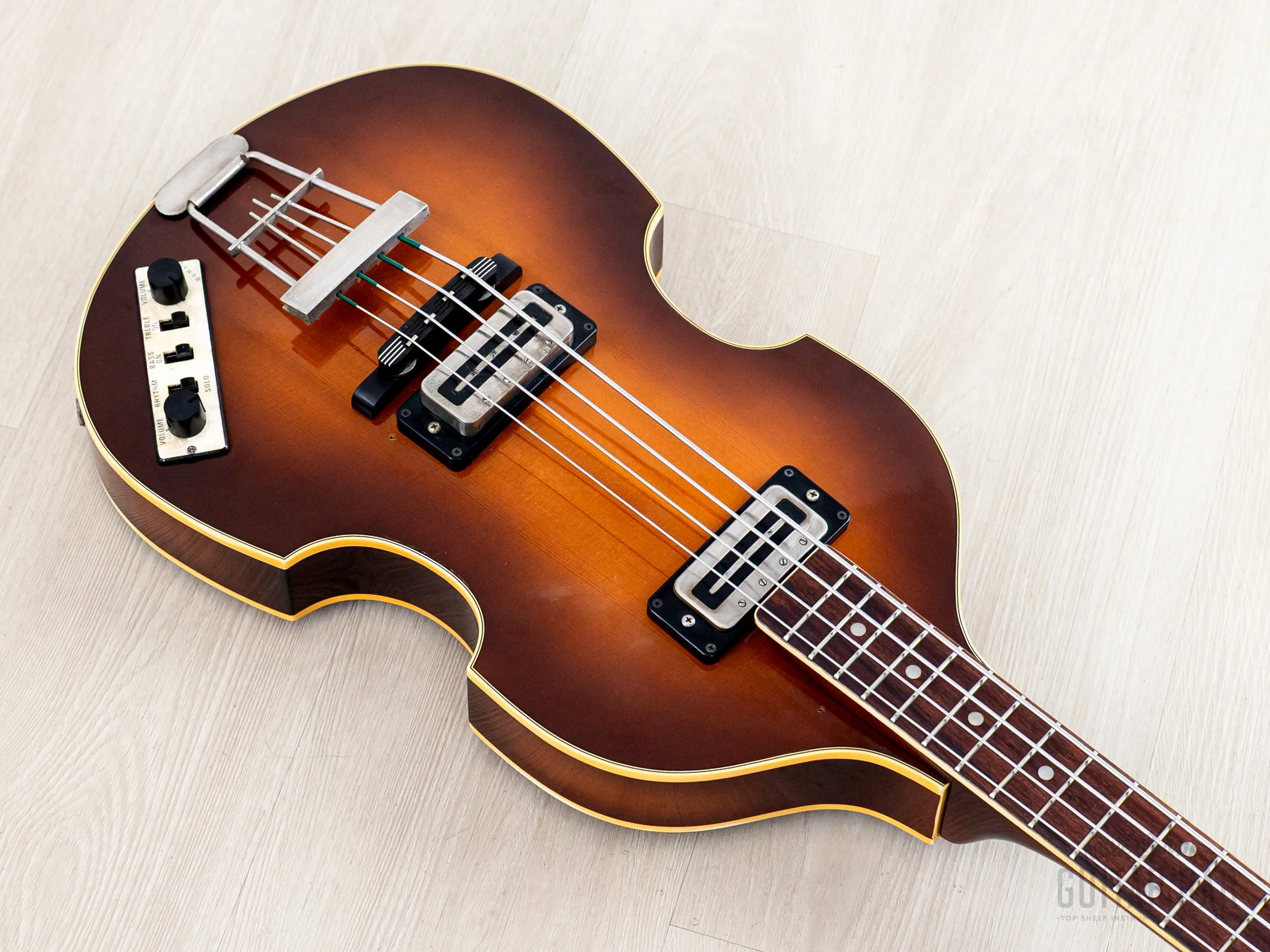 1994 Hofner 500/1 Standard Violin Beatle Bass Antique Brown Sunburst Near-Mint w/ Blade Pickups, Case - Image 10