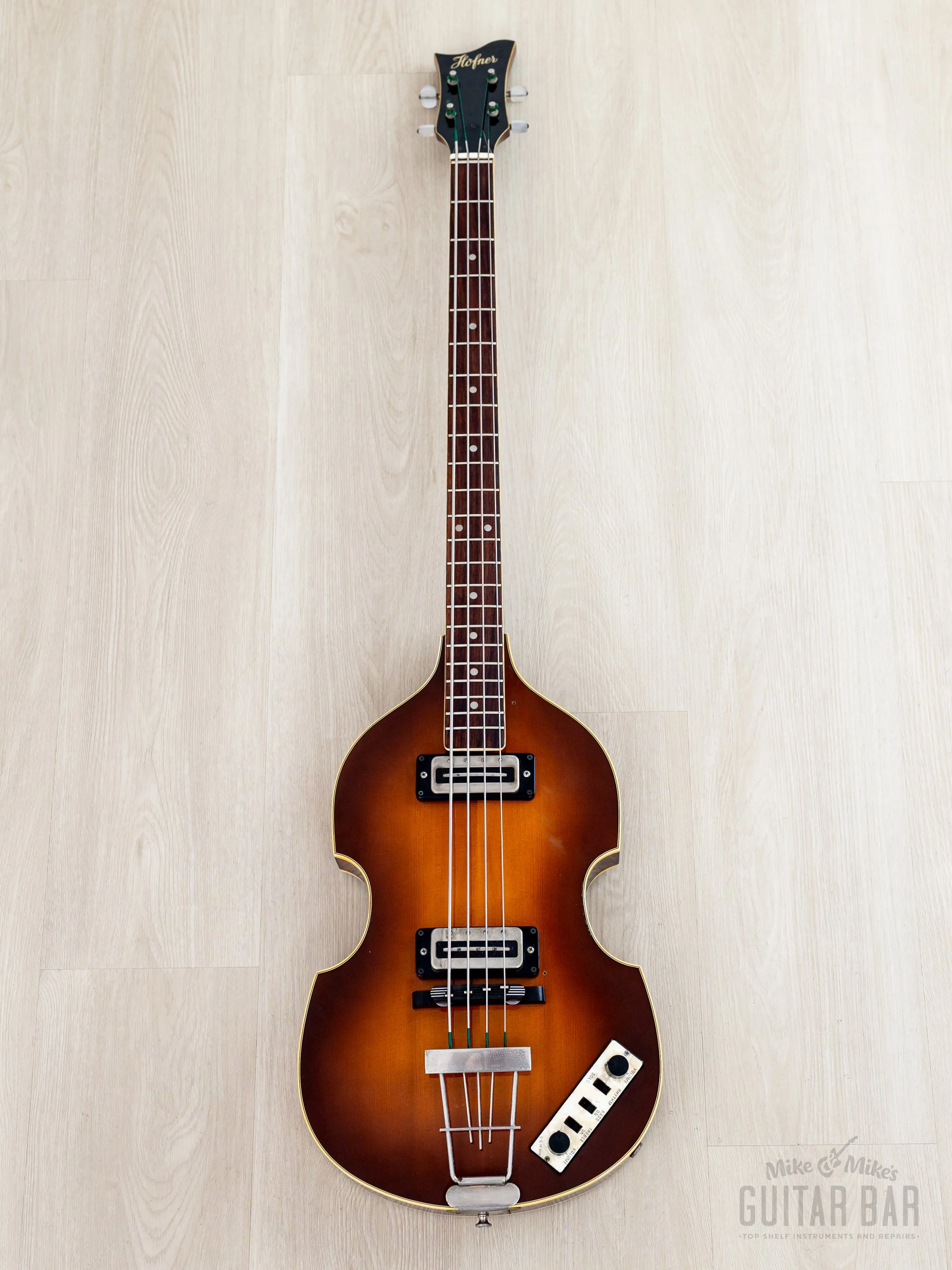 1994 Hofner 500/1 Standard Violin Beatle Bass Antique Brown Sunburst Near-Mint w/ Blade Pickups, Case - Image 2