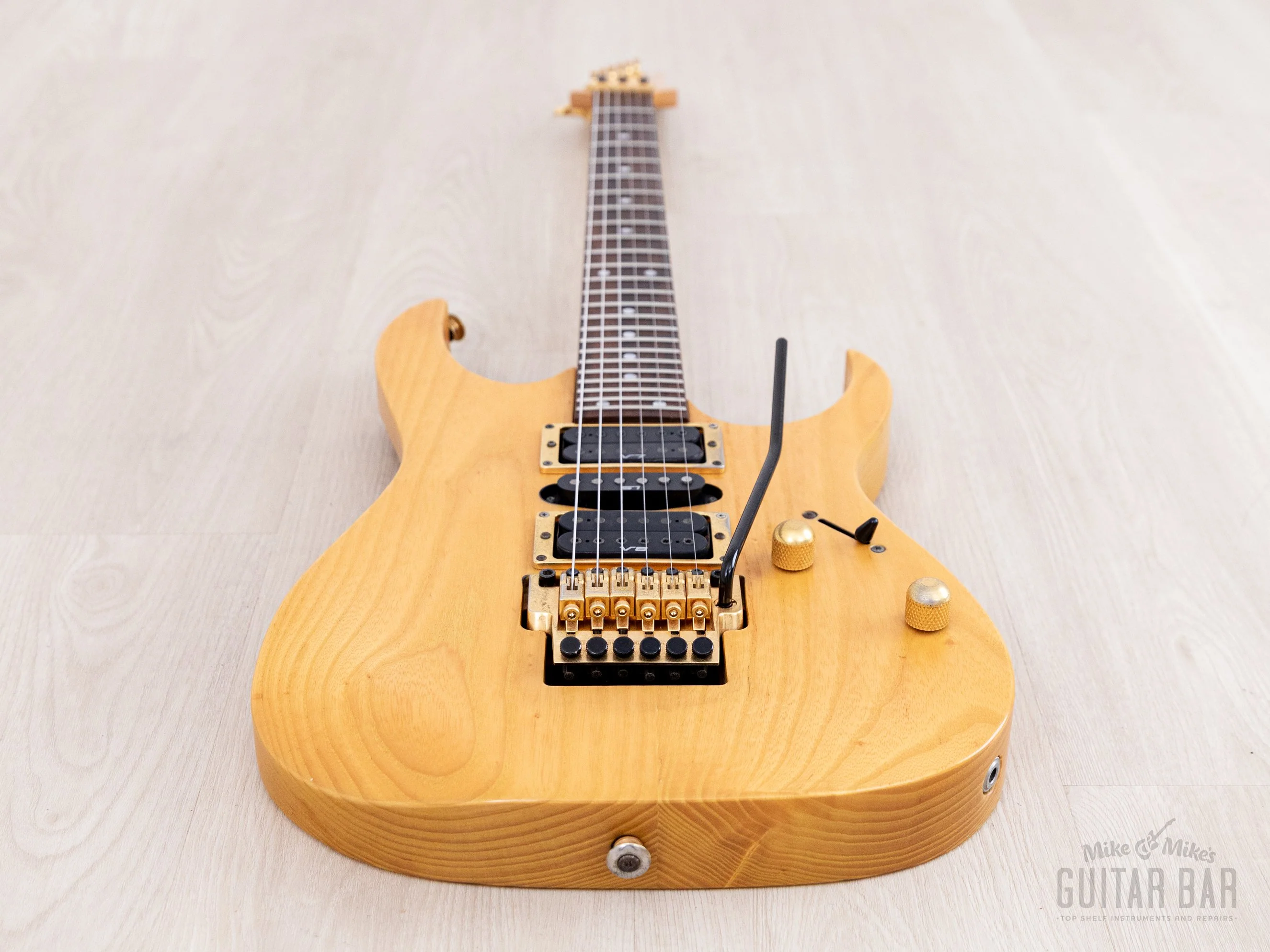 1994 Ibanez RG670 HSH Natural Matte, Near-Mint w/ Lo-Pro Edge - Image 10