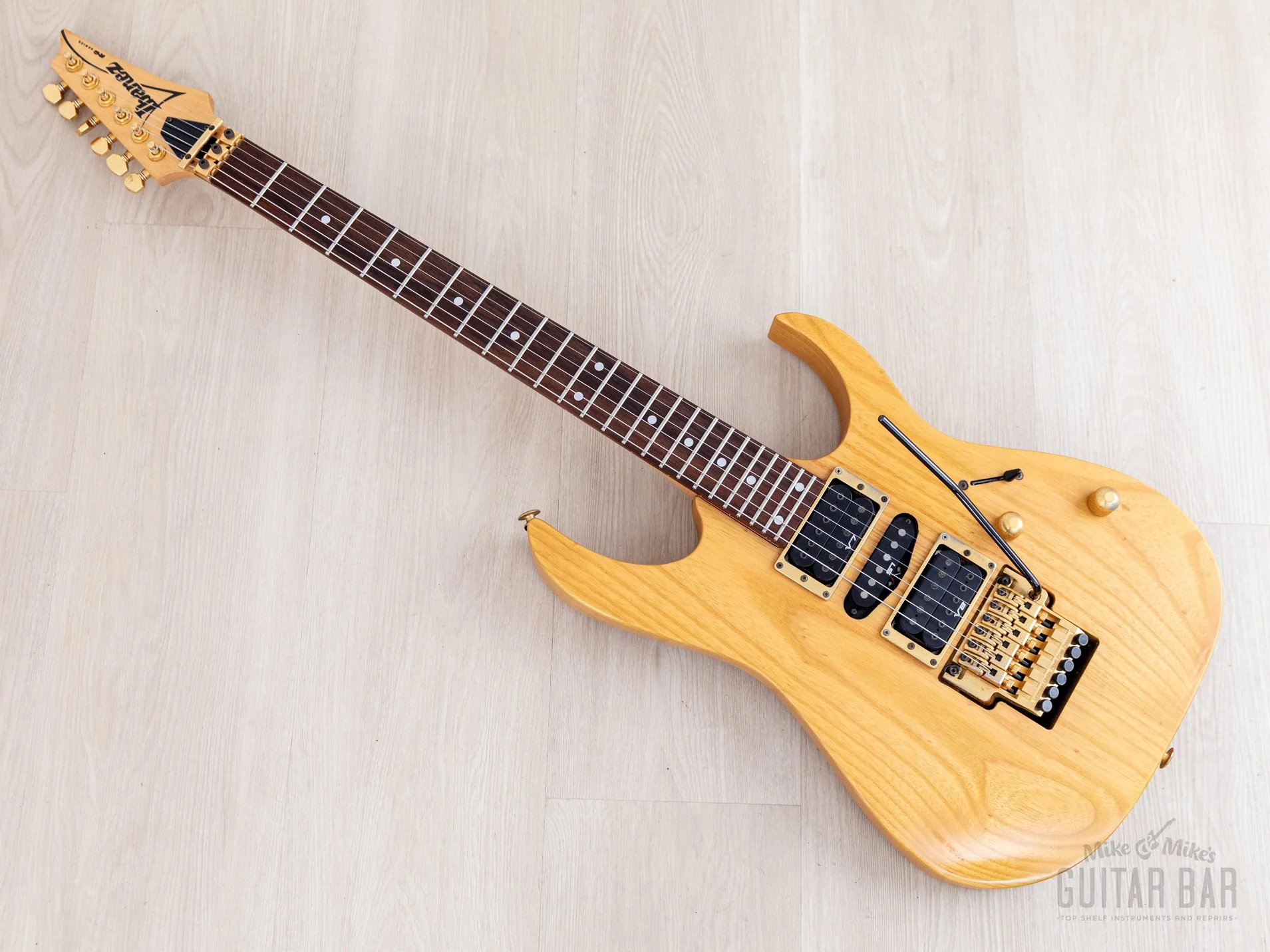 1994 Ibanez RG670 HSH Natural Matte, Near-Mint w/ Lo-Pro Edge - Image 11