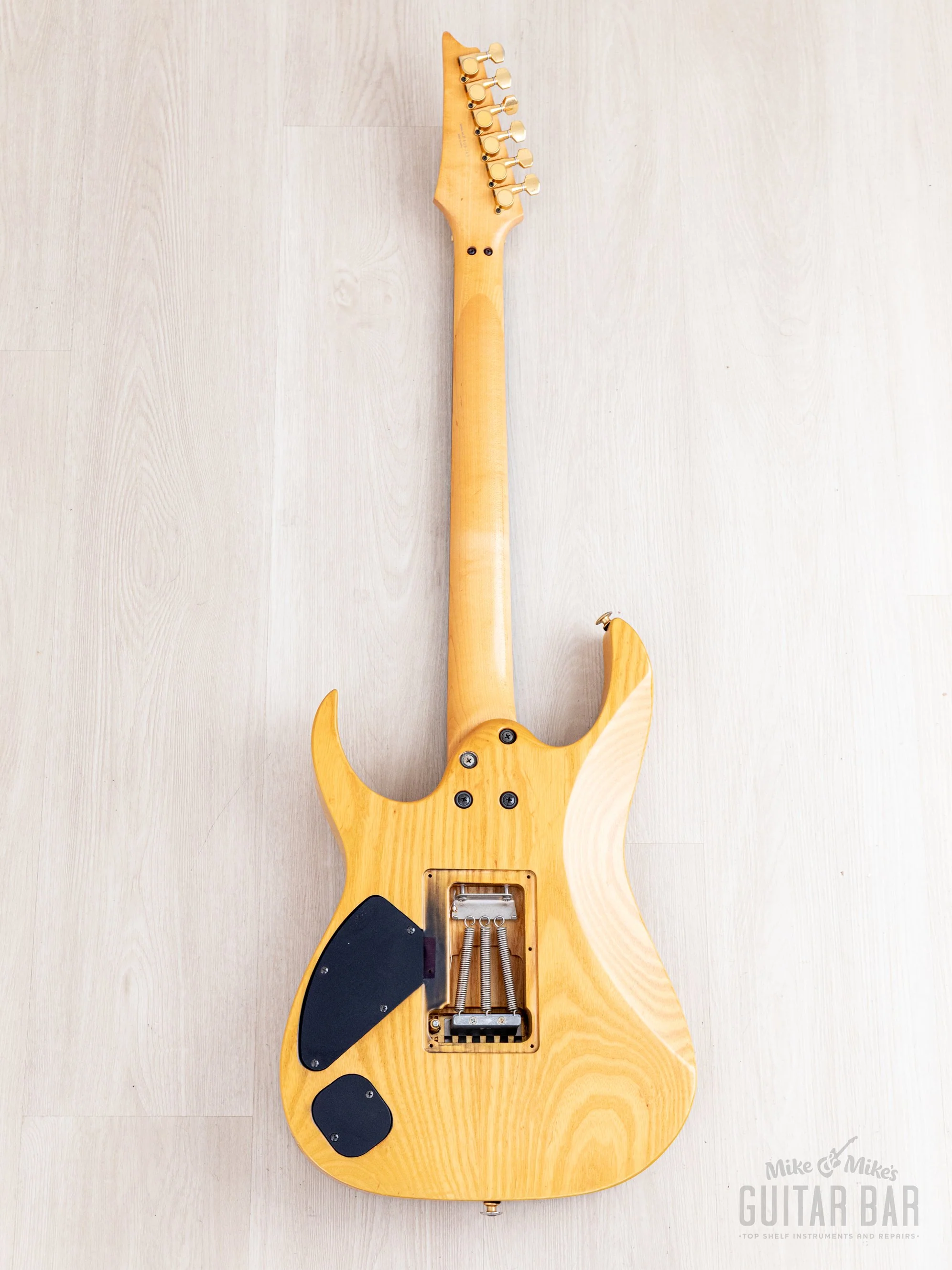 1994 Ibanez RG670 HSH Natural Matte, Near-Mint w/ Lo-Pro Edge - Image 3