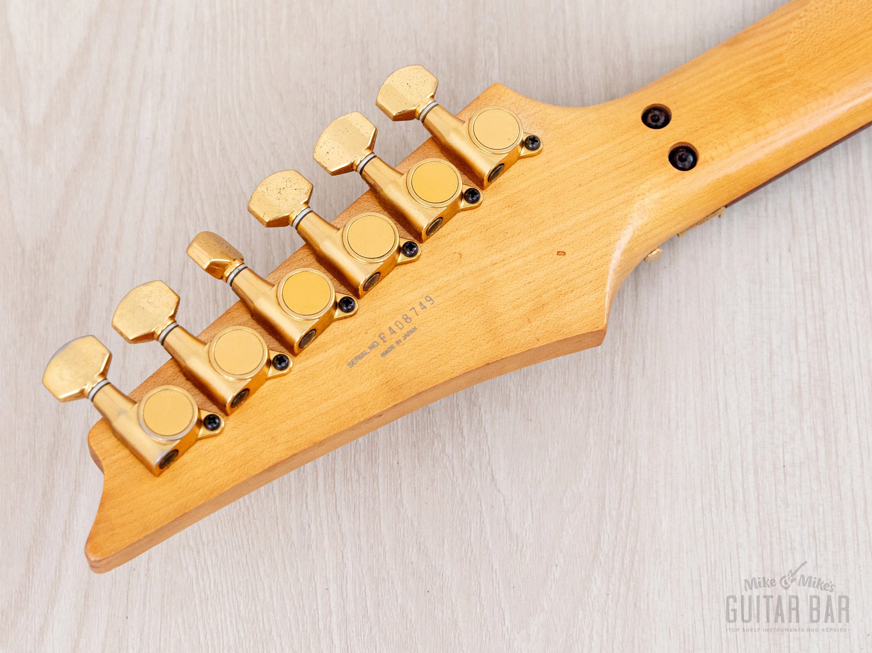 1994 Ibanez RG670 HSH Natural Matte, Near-Mint w/ Lo-Pro Edge - Image 5