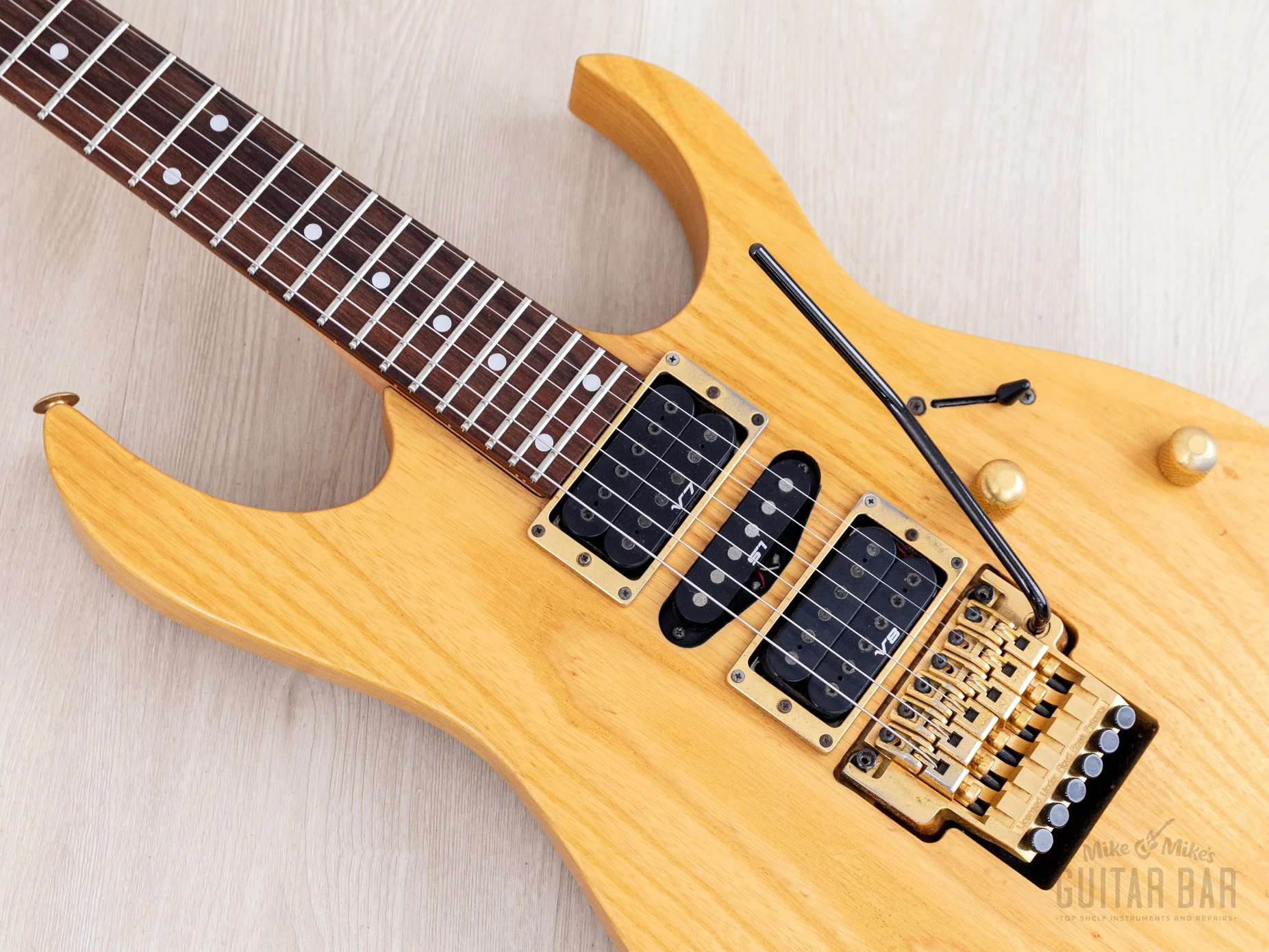 1994 Ibanez RG670 HSH Natural Matte, Near-Mint w/ Lo-Pro Edge - Image 7