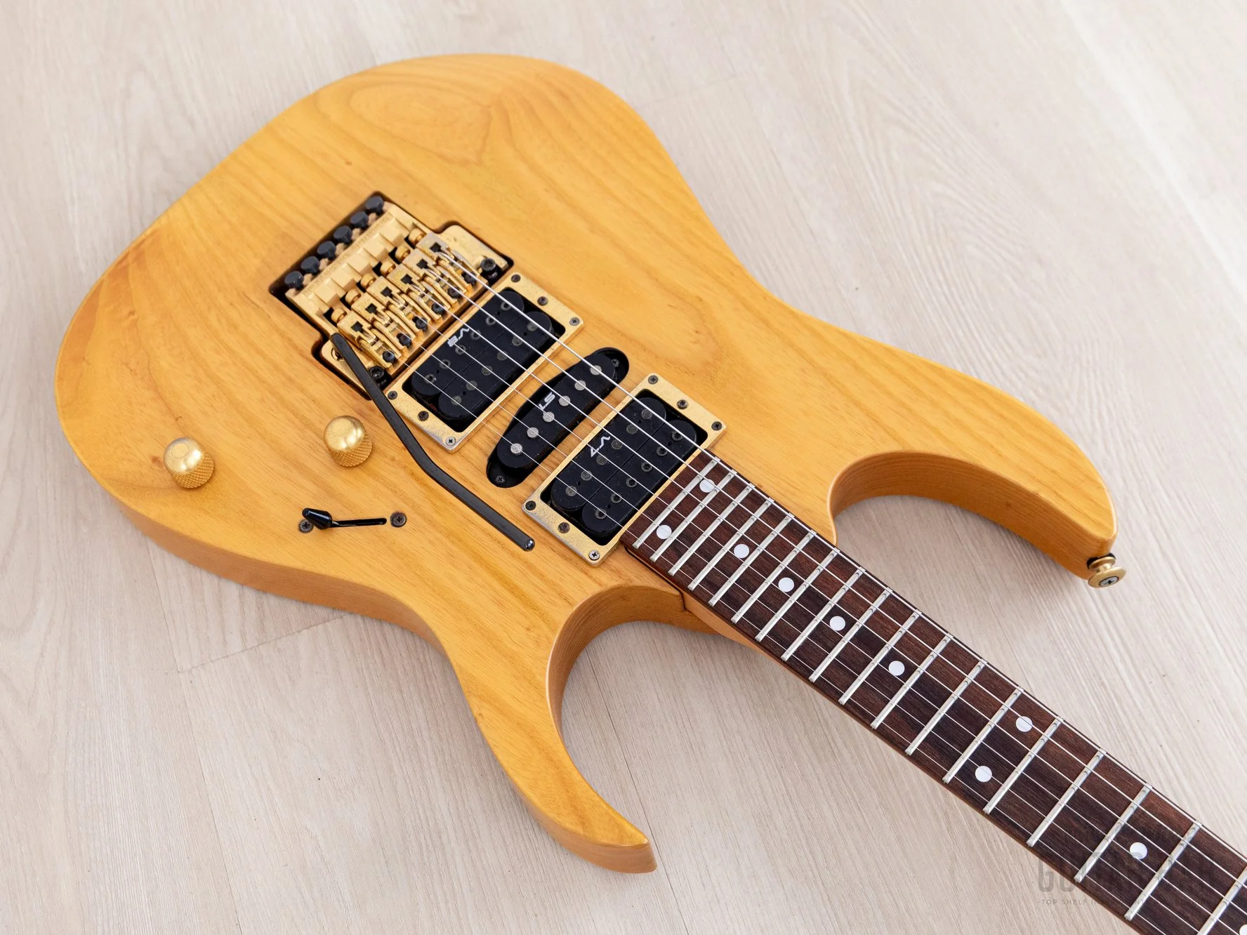 1994 Ibanez RG670 HSH Natural Matte, Near-Mint w/ Lo-Pro Edge - Image 8
