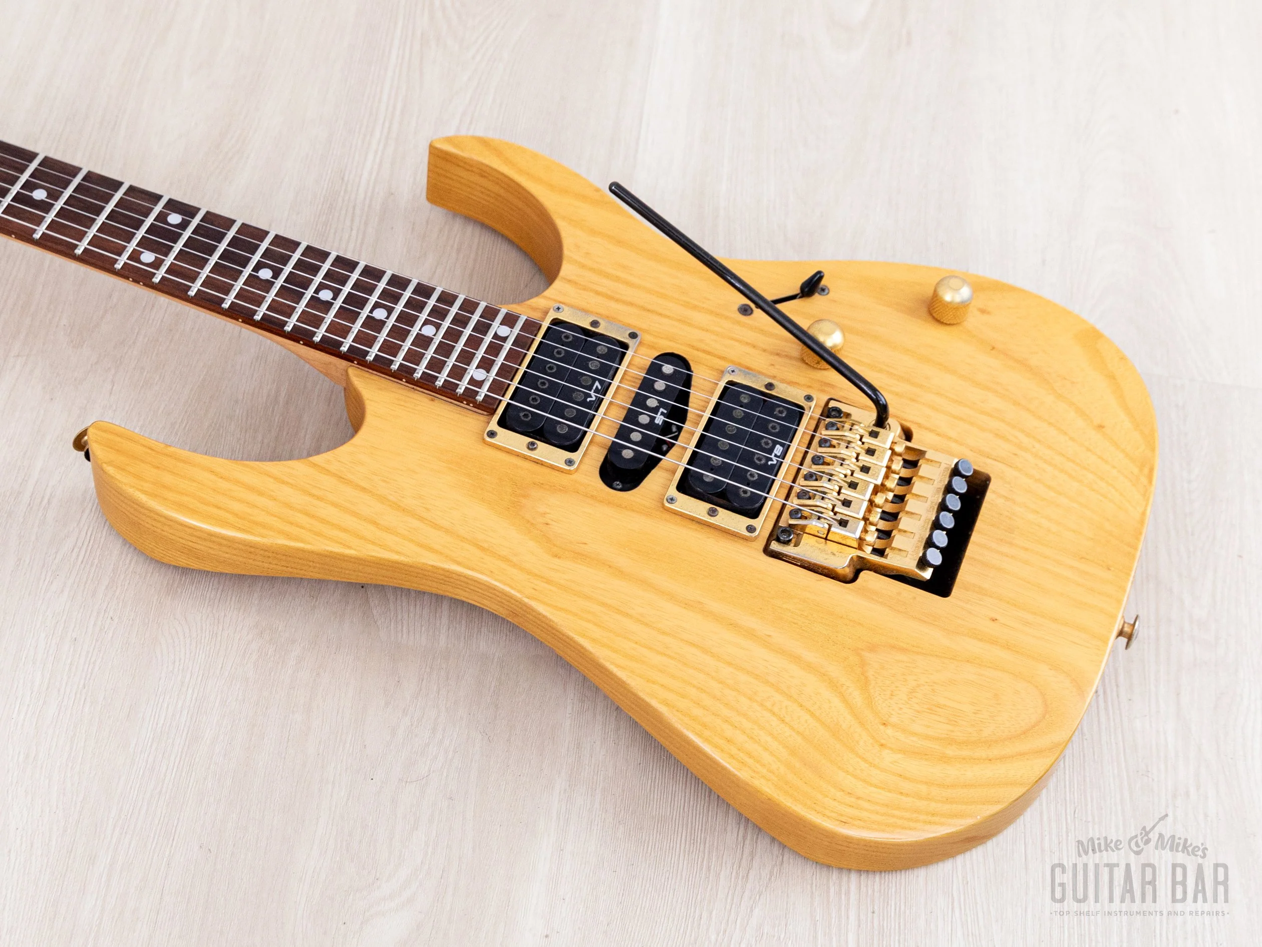 1994 Ibanez RG670 HSH Natural Matte, Near-Mint w/ Lo-Pro Edge - Image 9