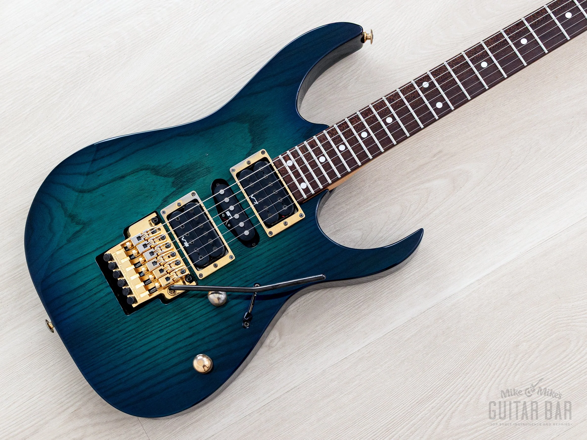1994 Ibanez RG670 HSH Royal Blue Sunburst w/ Dimarzio & Floyd Rose-Licensed Tremolo