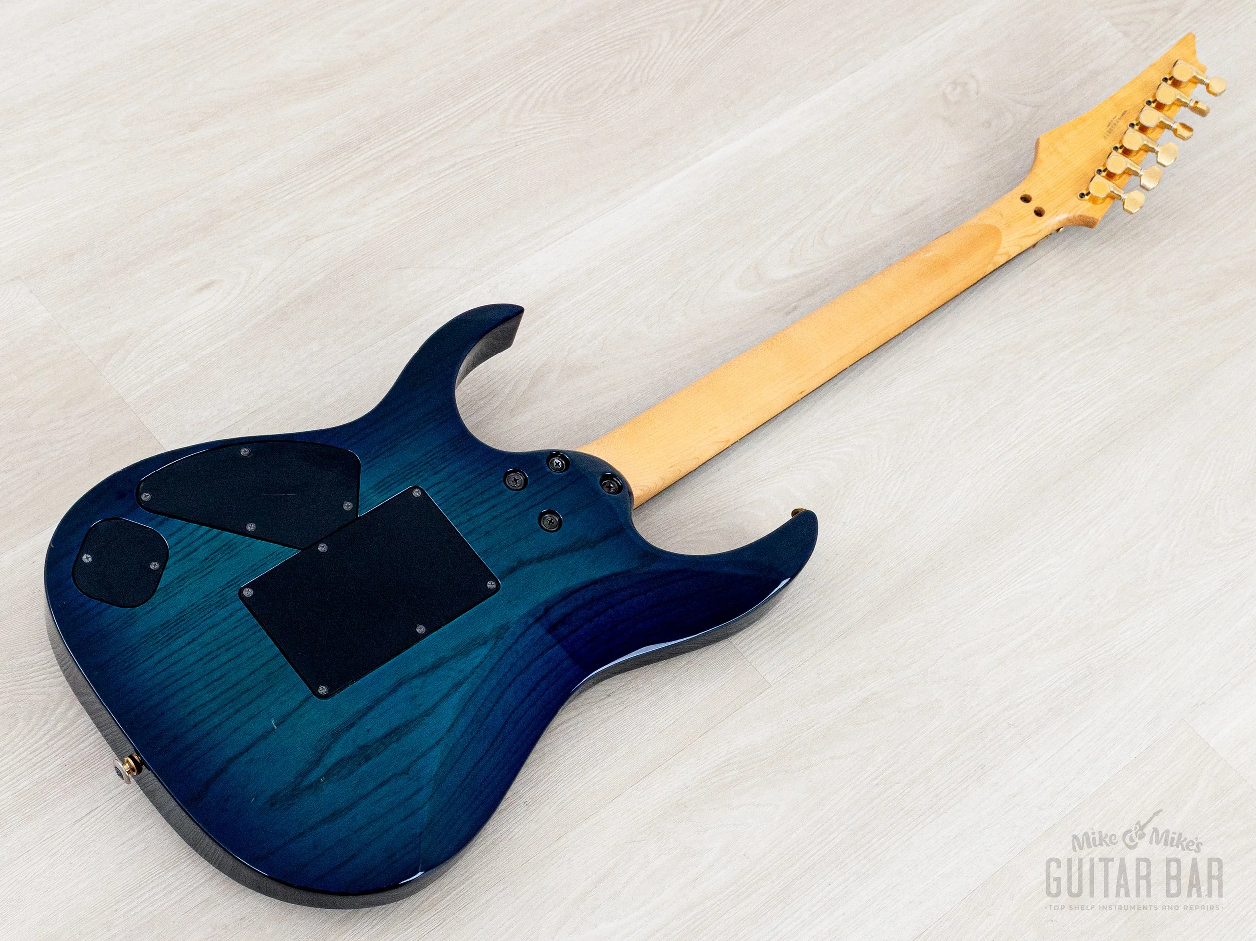 1994 Ibanez RG670 HSH Royal Blue Sunburst w/ Dimarzio & Floyd Rose-Licensed Tremolo - Image 14