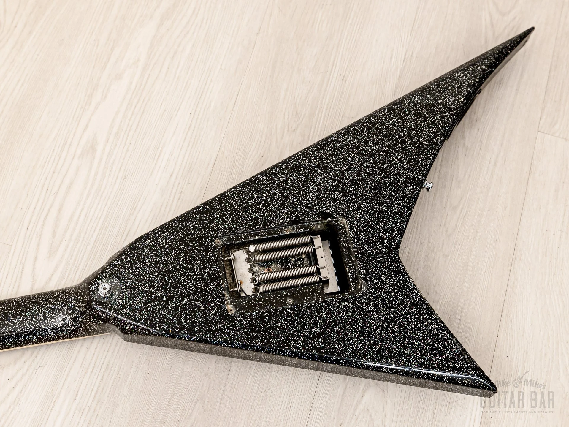 1994 Jackson USA Randy Rhoads RR1 Flying V Holoflake w/ EMG, Case - Image 14