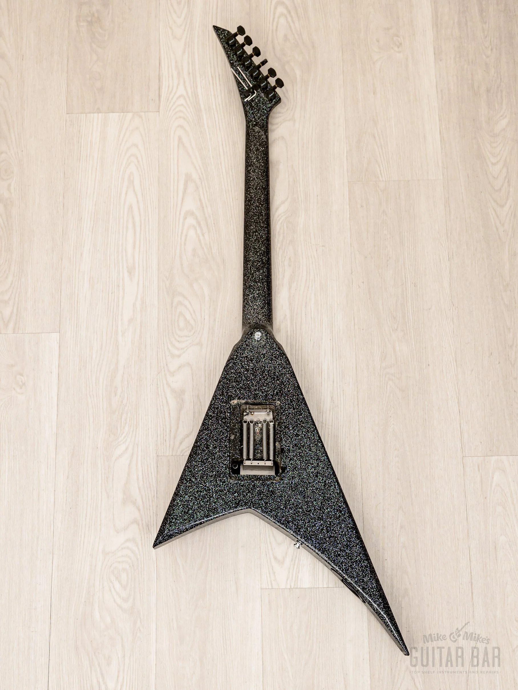 1994 Jackson USA Randy Rhoads RR1 Flying V Holoflake w/ EMG, Case - Image 3