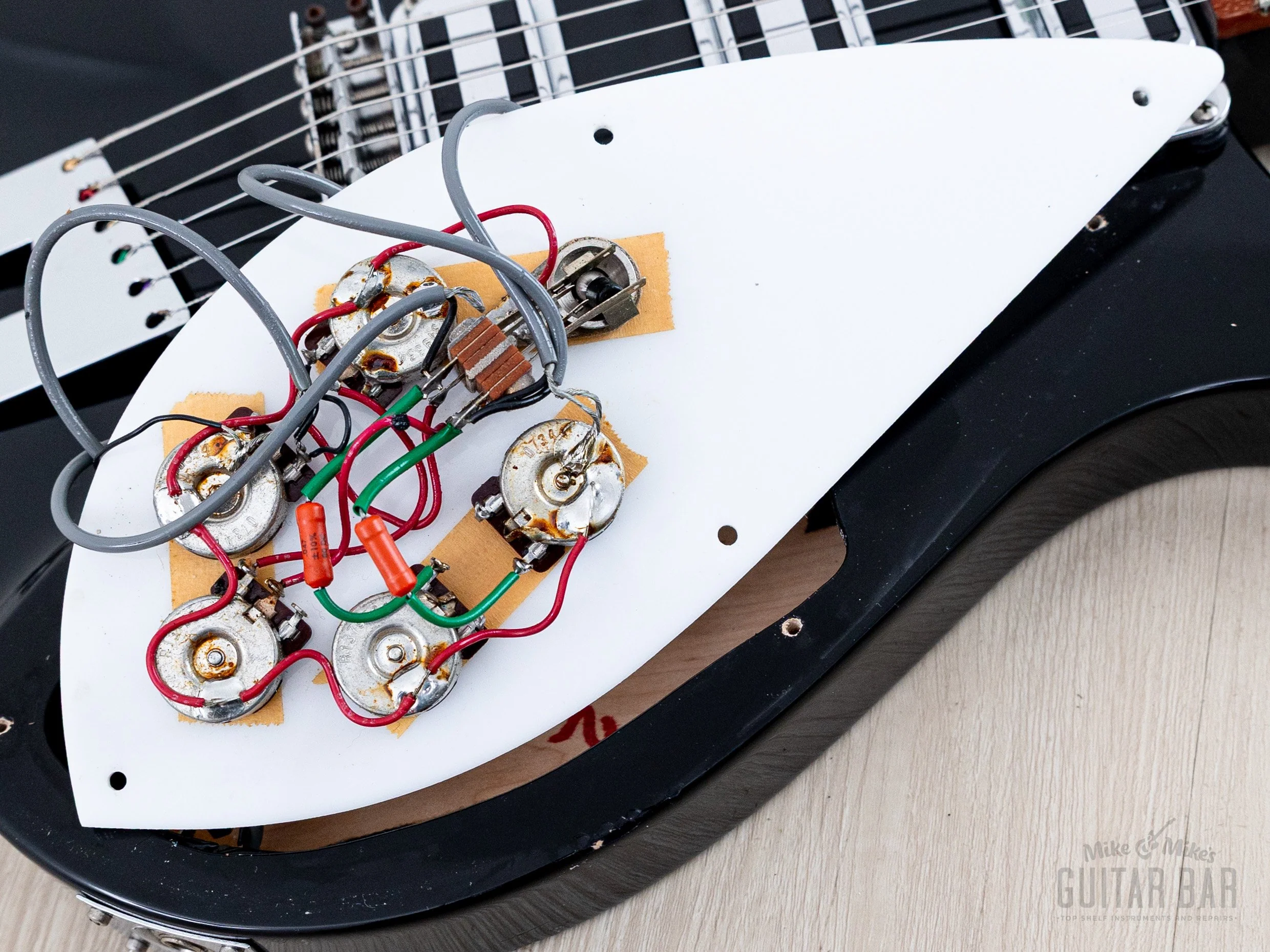 1994 Rickenbacker 350V63 Liverpool Jetglo, Full Scale w/ Hot Toaster Top Pickups, Case - Image 13