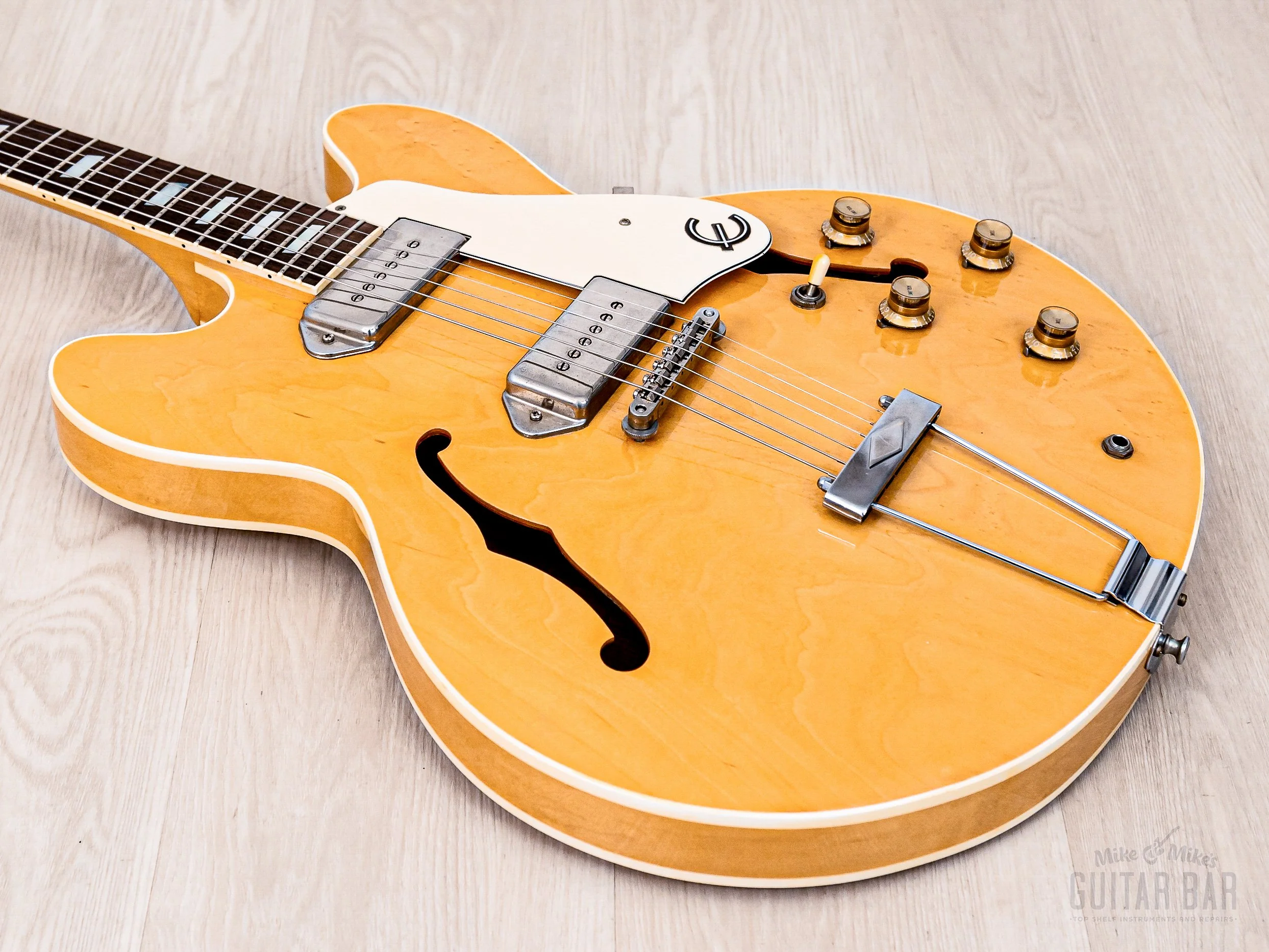 1995 Epiphone Casino Natural Near-Mint, Pre-Elitist Revolution, Japan Terada - Image 10