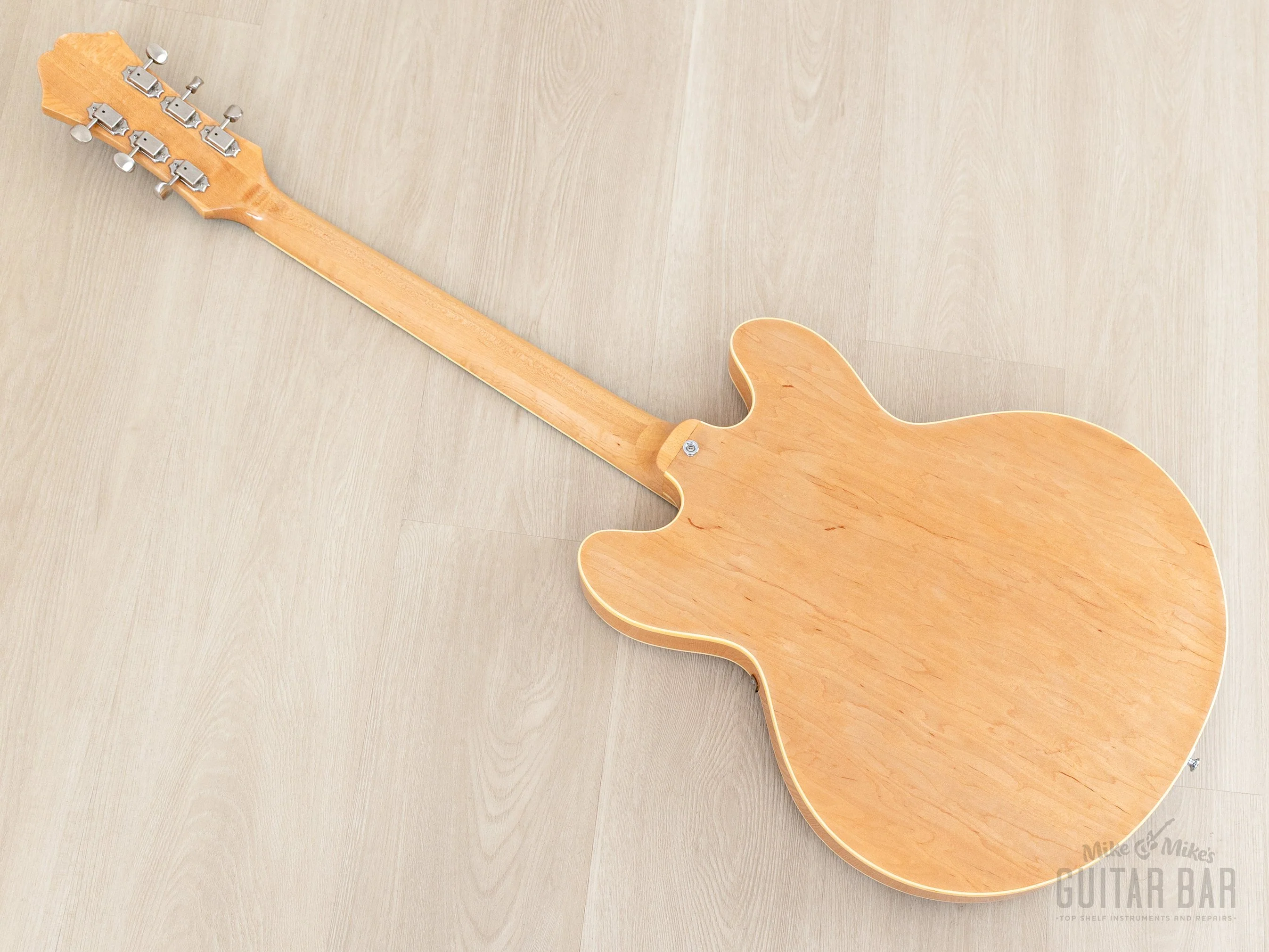 1990 Epiphone Casino Natural Near-Mint, Pre-Elitist Revolution w/ Case & Hangtag, Japan Terada - Image 14