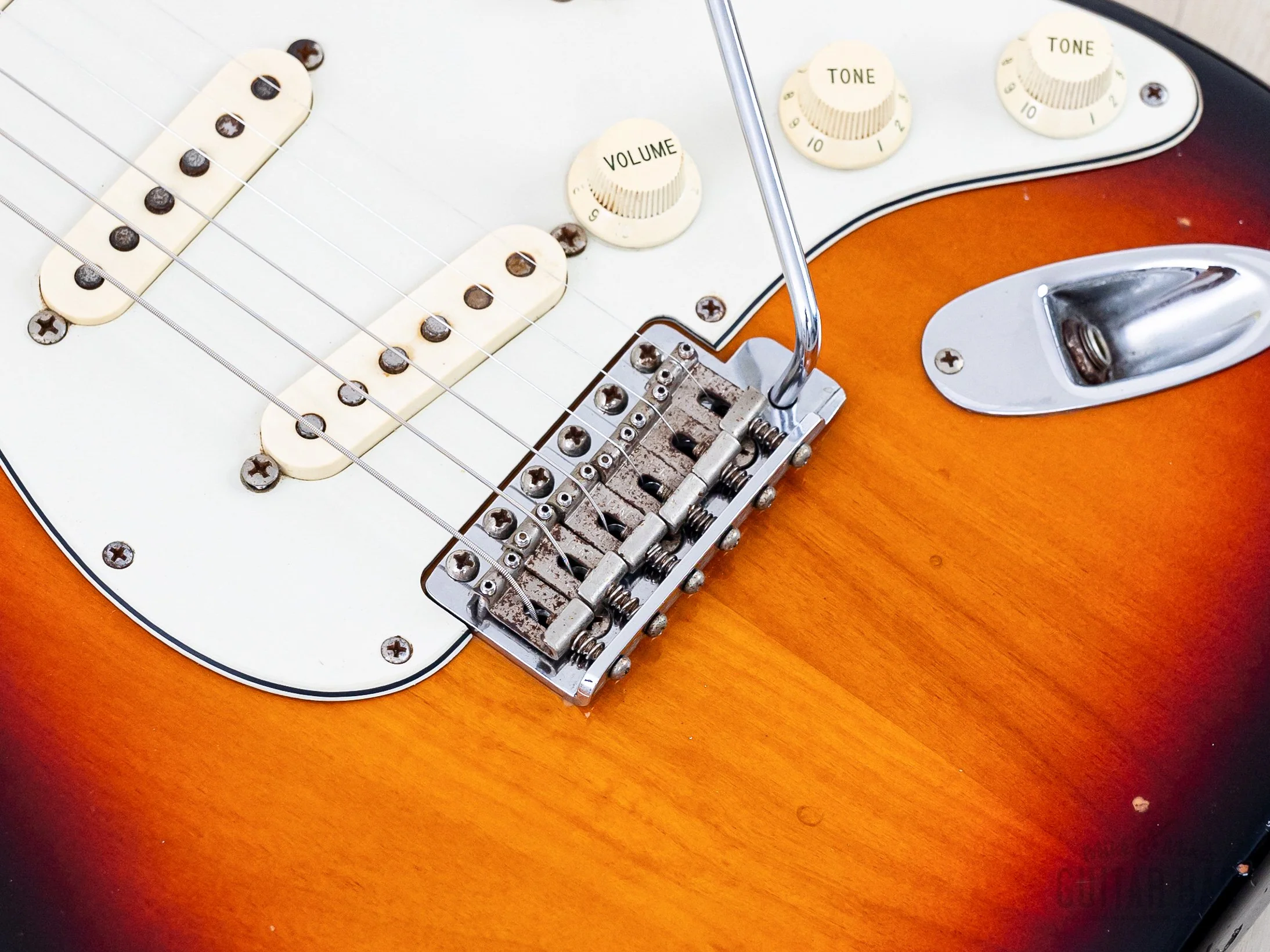 1995 Fender Custom Shop 1962 Stratocaster Yamano Special Sunburst w/ Birdseye Neck & Case - Image 8