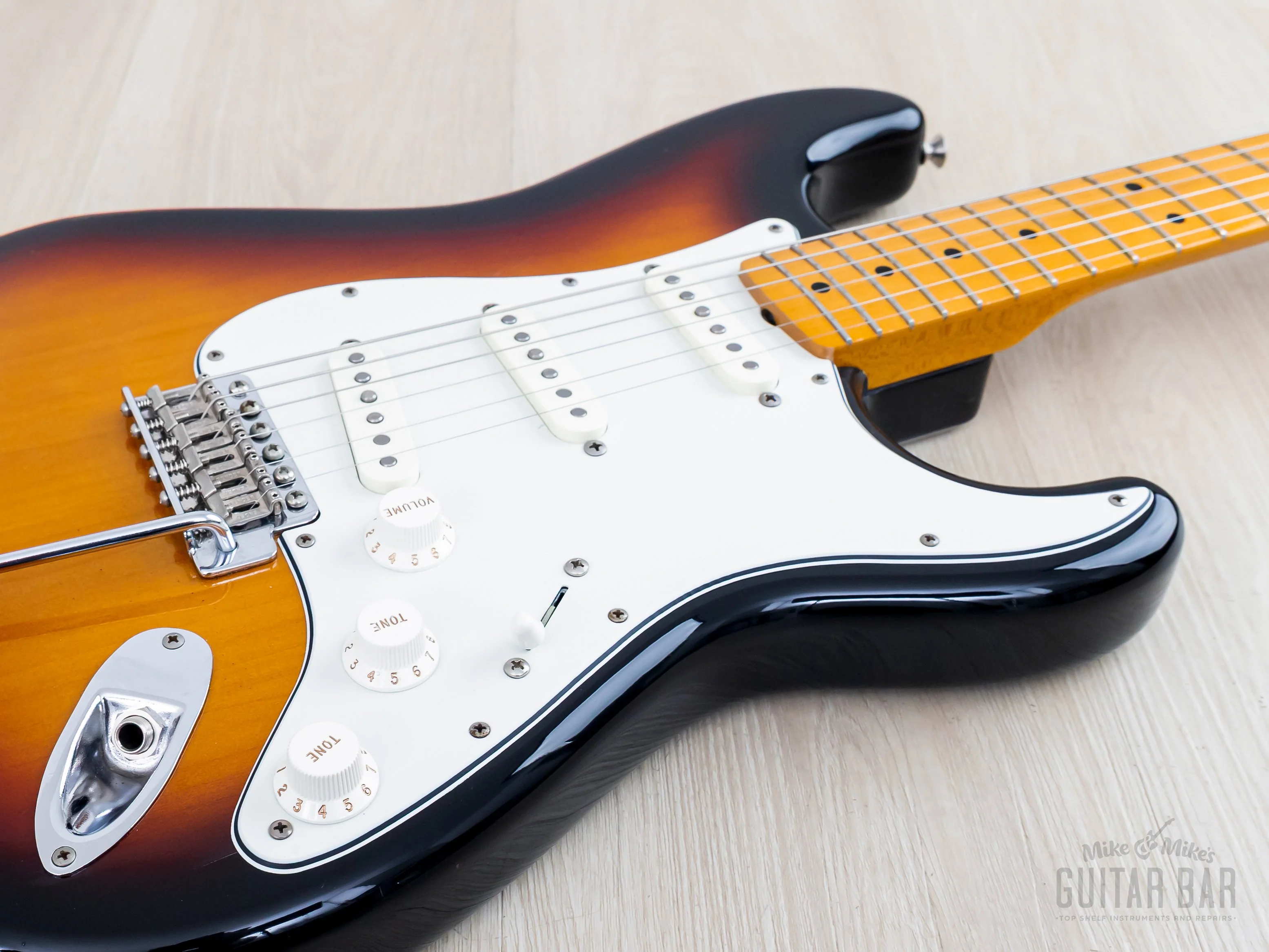 1995 Fender Stratocaster '67 Vintage Reissue ST67-95 Sunburst w/ Lindy Fralin, Obsidian Harness & Case, Japan MIJ Fujigen - Image 6