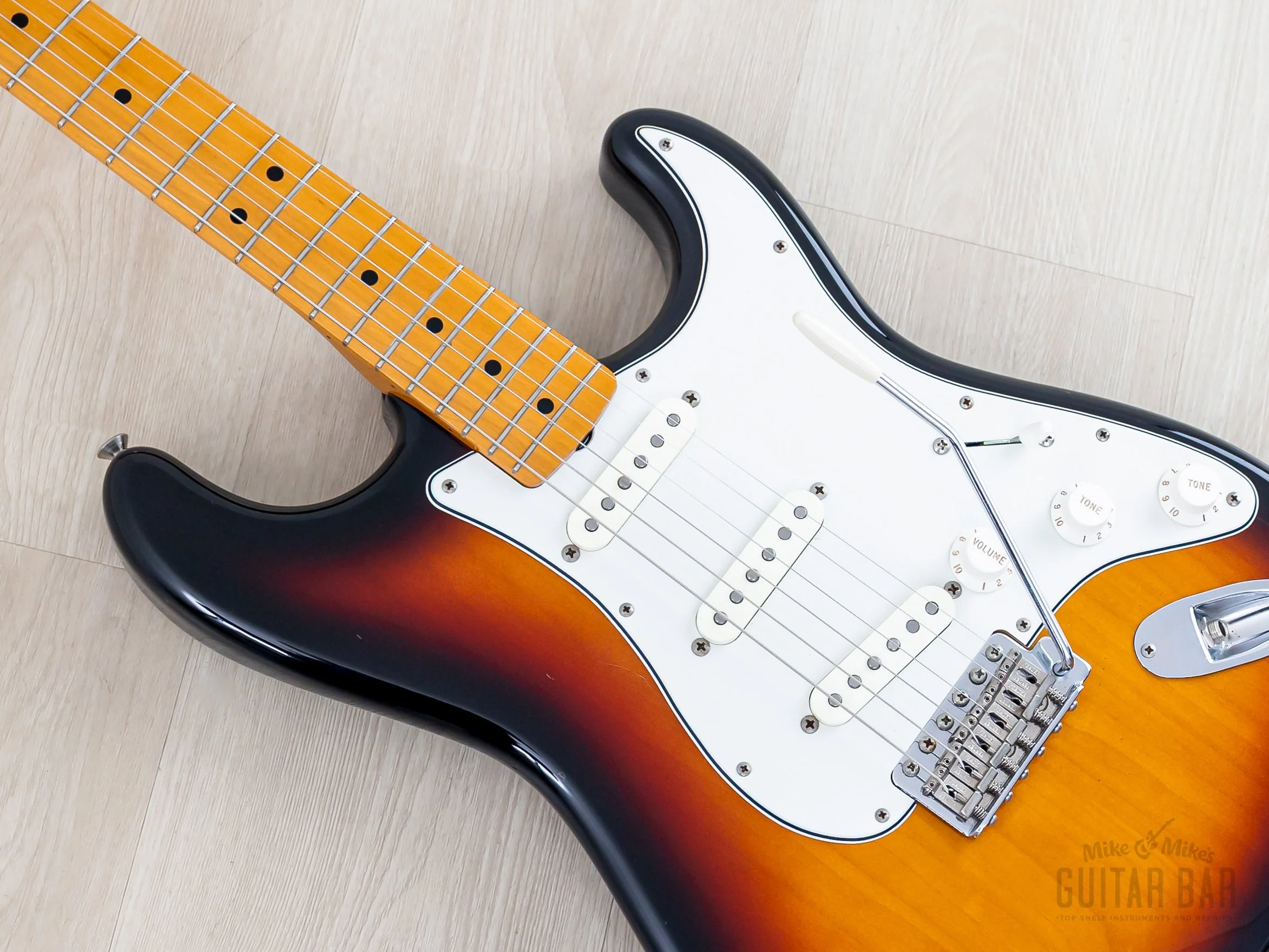 1995 Fender Stratocaster '67 Vintage Reissue ST67-95 Sunburst w/ Lindy Fralin, Obsidian Harness & Case, Japan MIJ Fujigen - Image 7