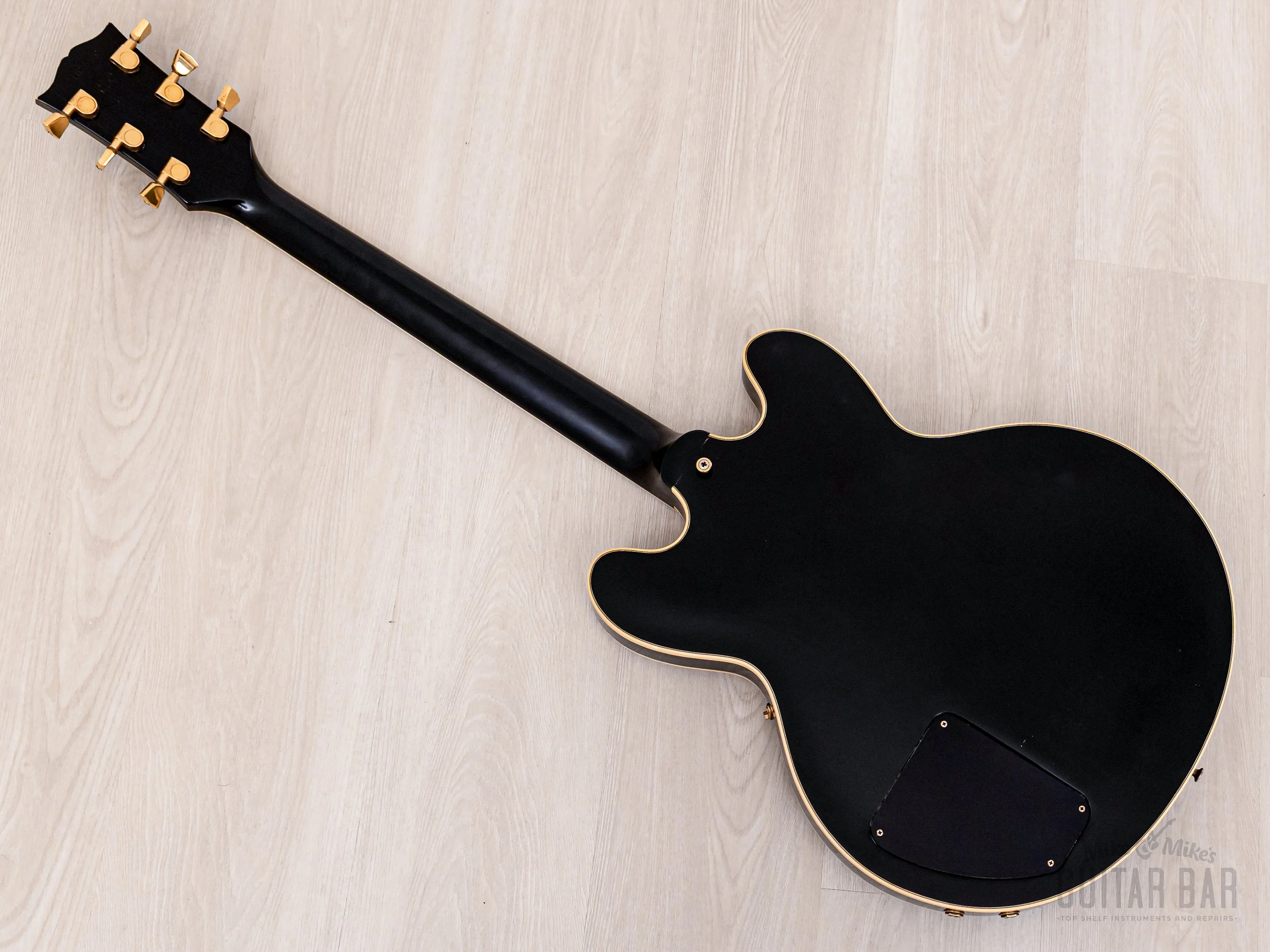 1995 Gibson BB King Lucille ES-355 Semi-Hollowbody Guitar Ebony Stereo w/ Case - Image 12