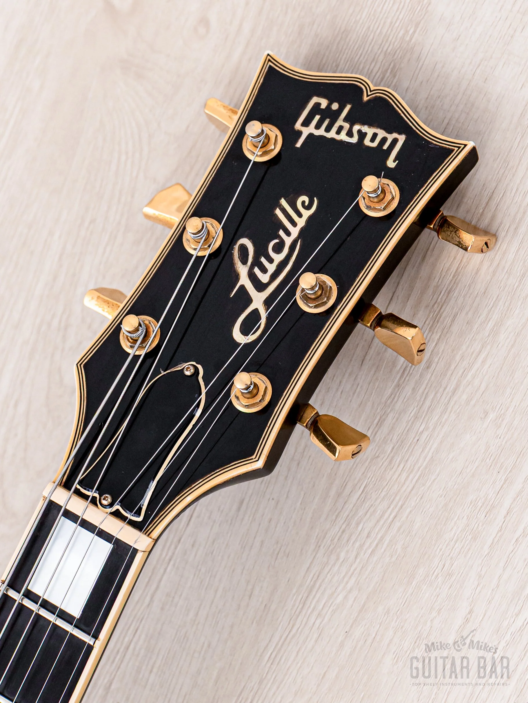 1995 Gibson BB King Lucille ES-355 Semi-Hollowbody Guitar Ebony Stereo w/ Case - Image 4