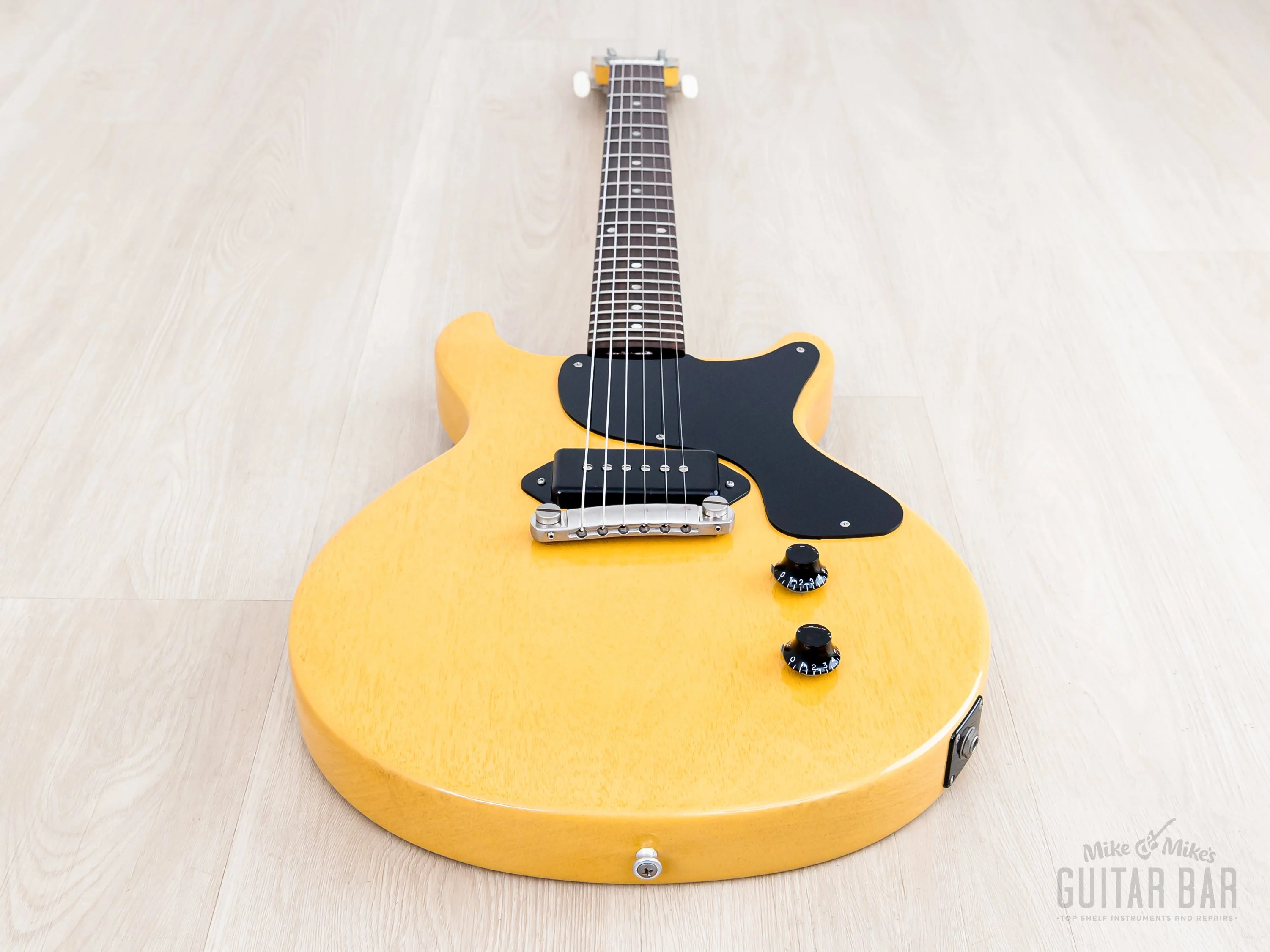 1995 Gibson Custom Shop Historic 1958 Les Paul Junior Double Cut TV Yellow w/ Case - Image 10