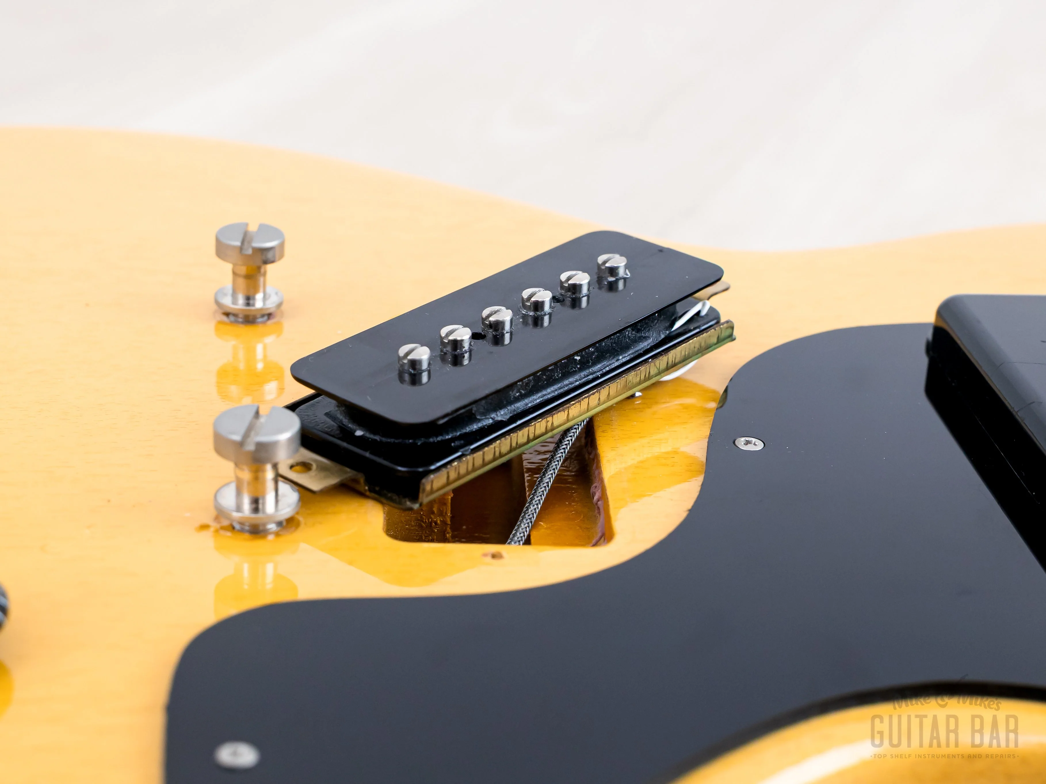 1995 Gibson Custom Shop Historic 1958 Les Paul Junior Double Cut TV Yellow w/ Case - Image 17