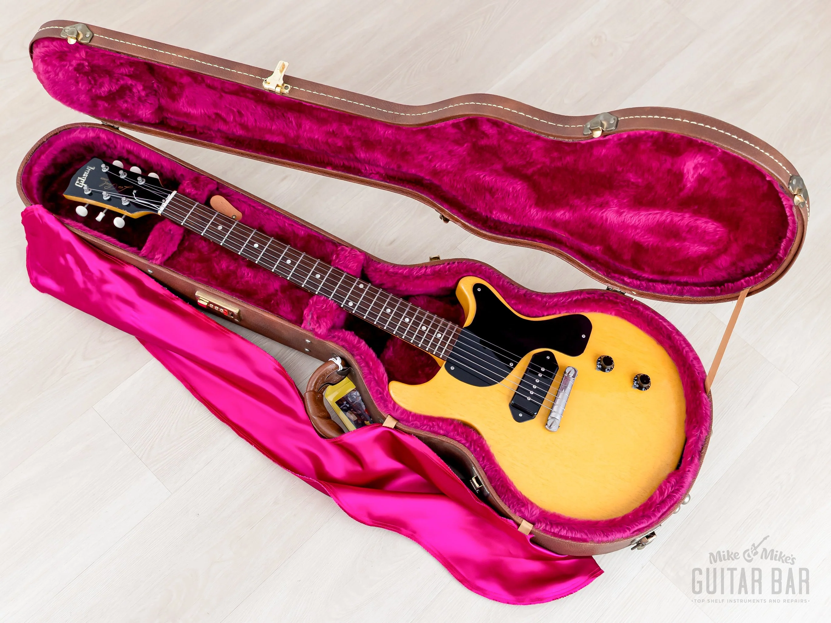 1995 Gibson Custom Shop Historic 1958 Les Paul Junior Double Cut TV Yellow w/ Case - Image 18