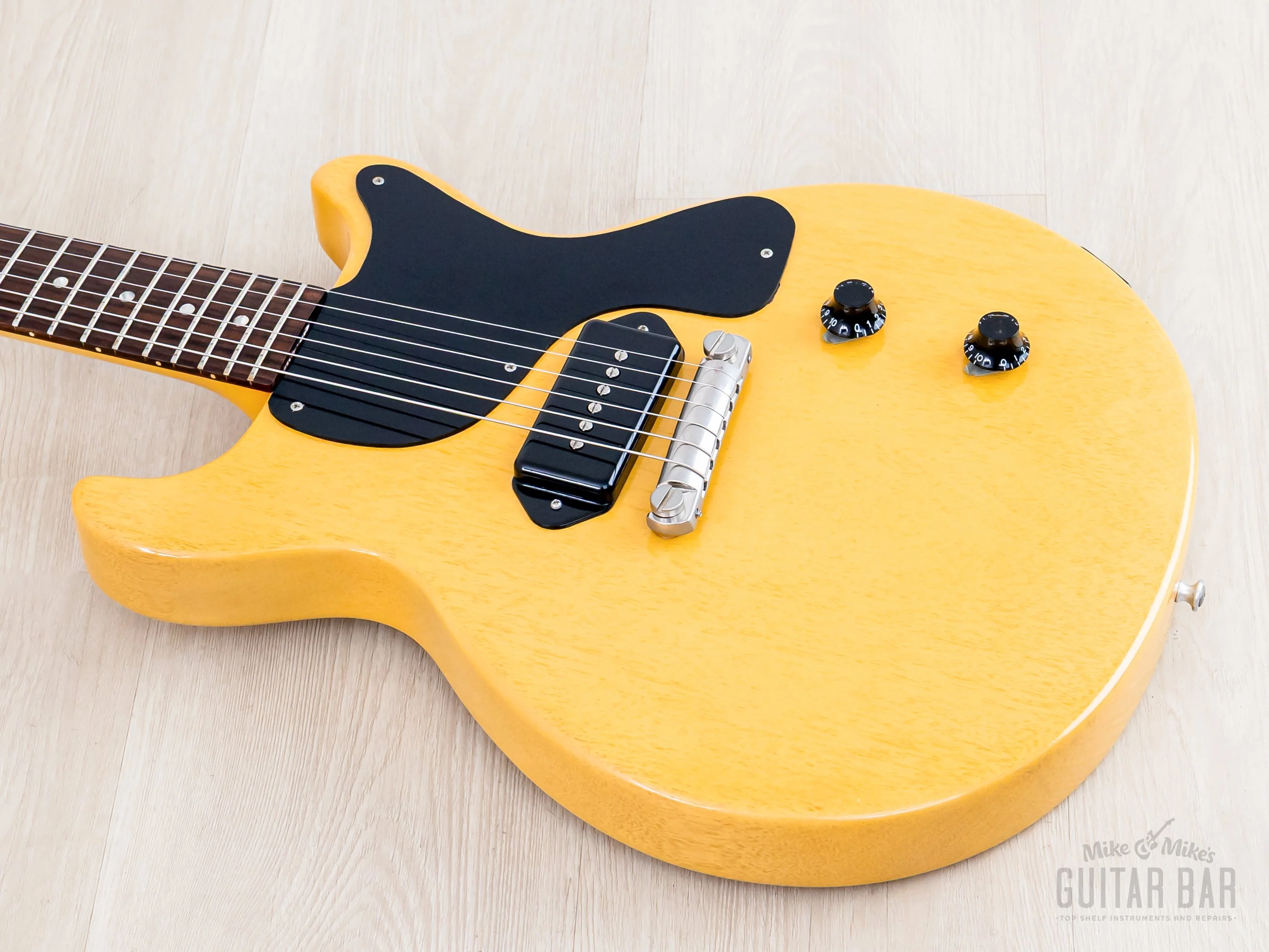 1995 Gibson Custom Shop Historic 1958 Les Paul Junior Double Cut TV Yellow w/ Case - Image 9