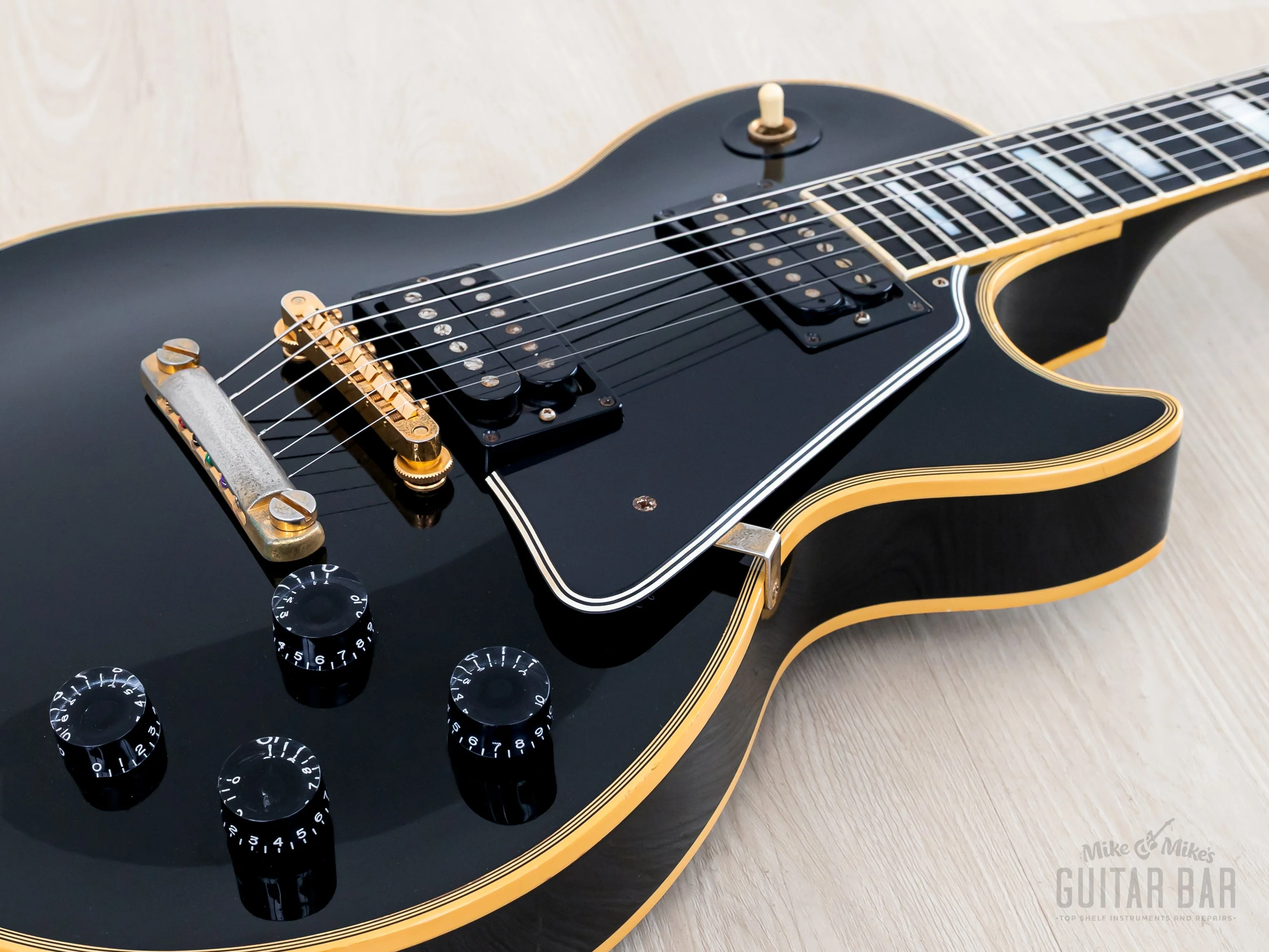 1995 Gibson Les Paul Custom Limited Edition Black Beauty w/ 57 Classic PAFs & Case - Image 7
