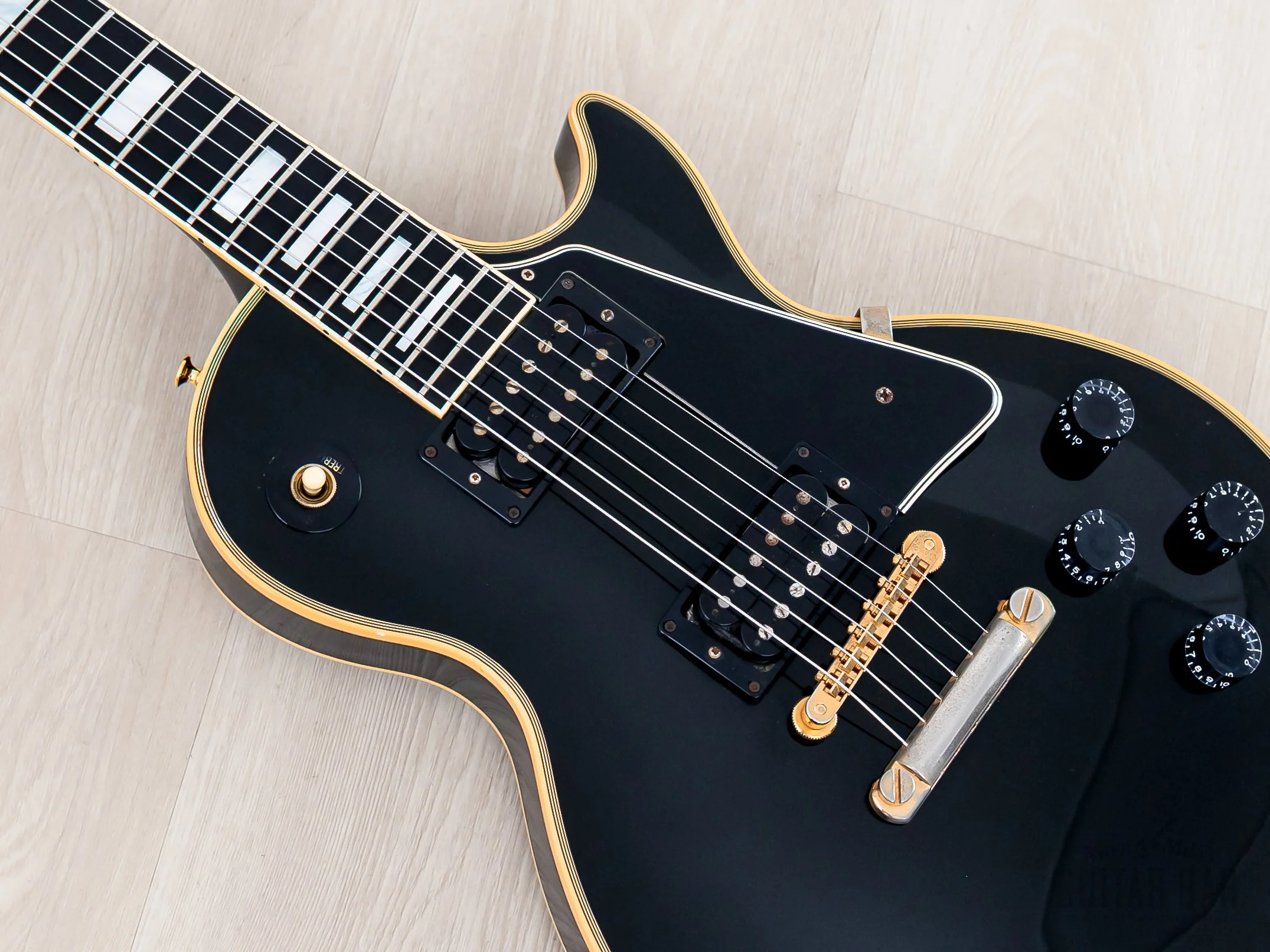 1995 Gibson Les Paul Custom Limited Edition Black Beauty w/ 57 Classic PAFs & Case - Image 8