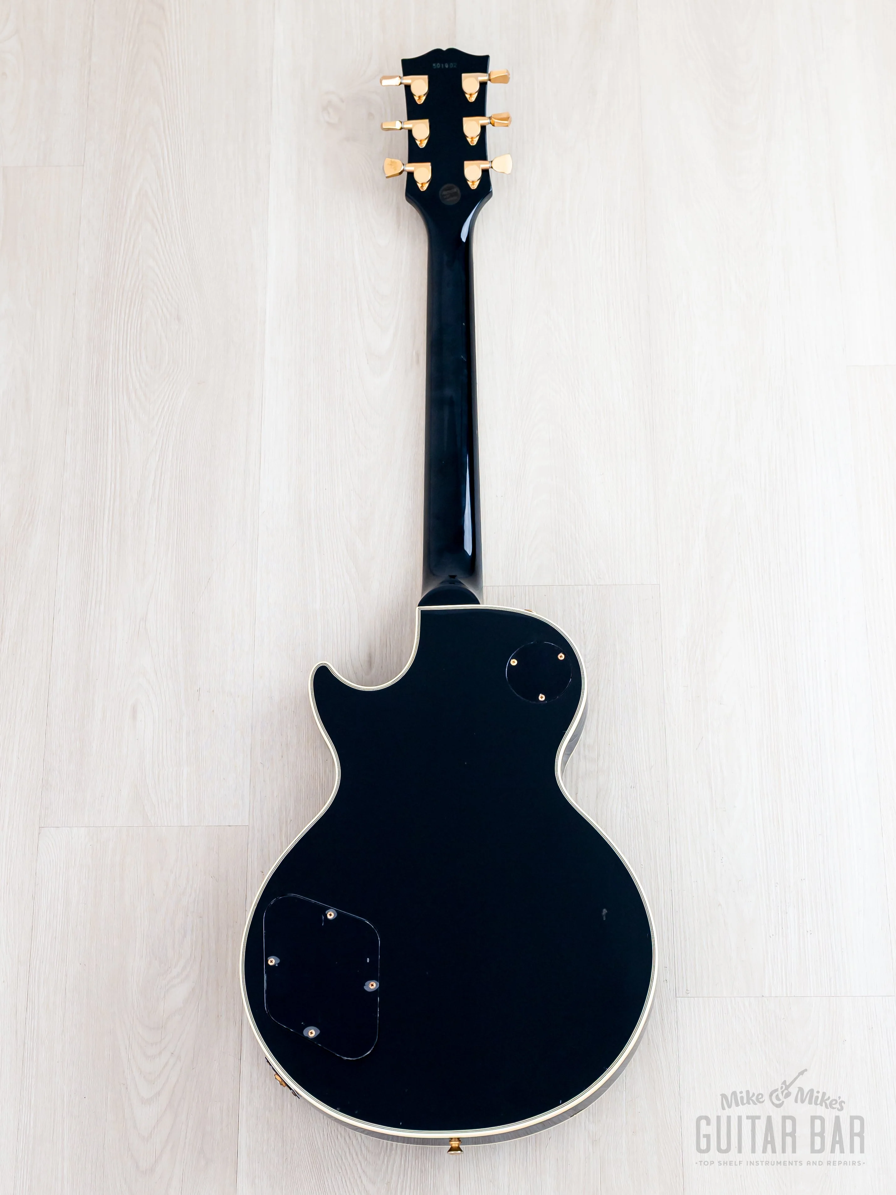 1995 Orville Les Paul Custom Black Beauty LPC-75 Ebony Gibson-Licensed, Japan Terada - Image 3