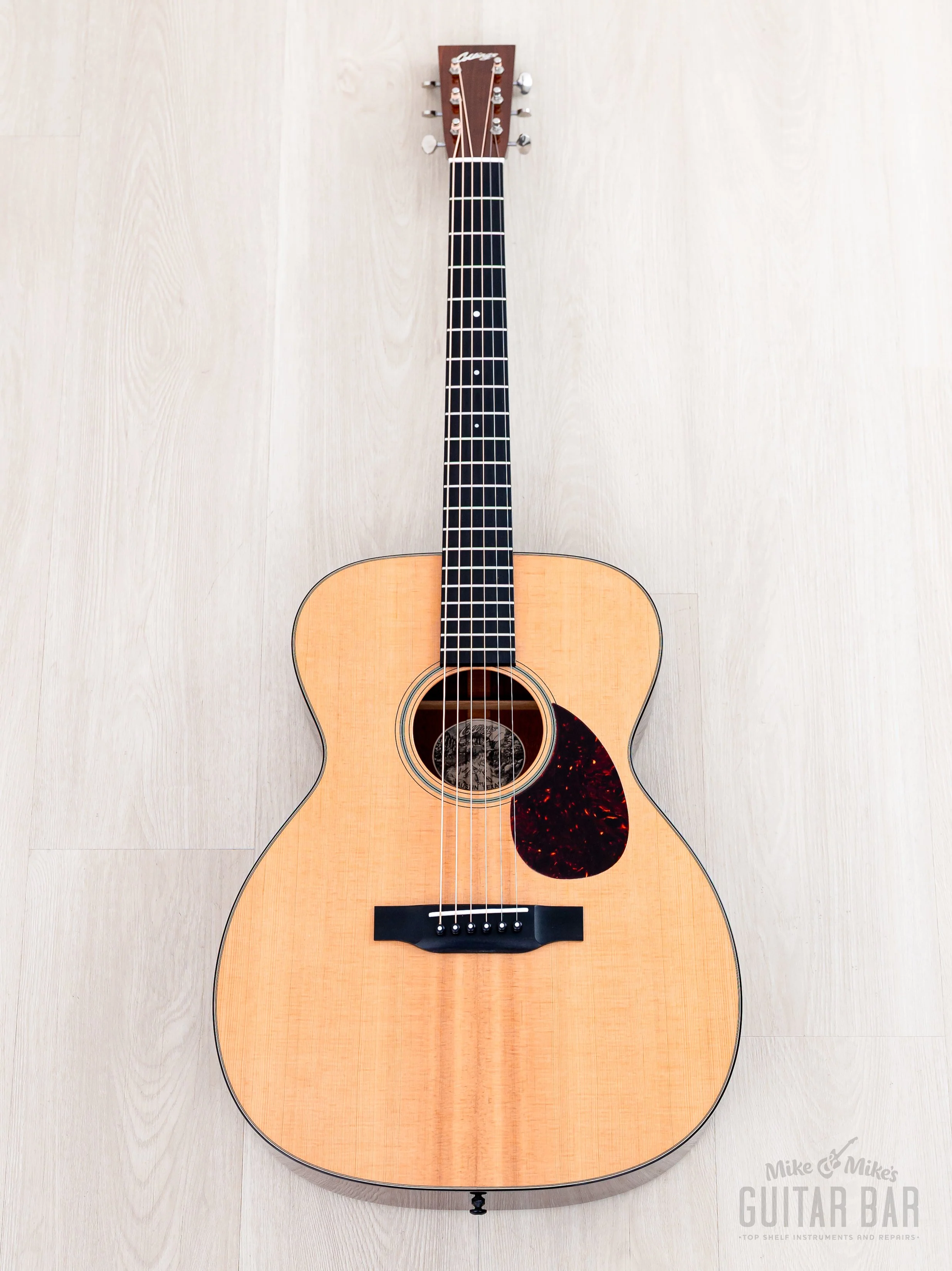 1996 Collings OM1, Spruce + Mahogany & 1 3/4" Nut w/ Case - Image 2