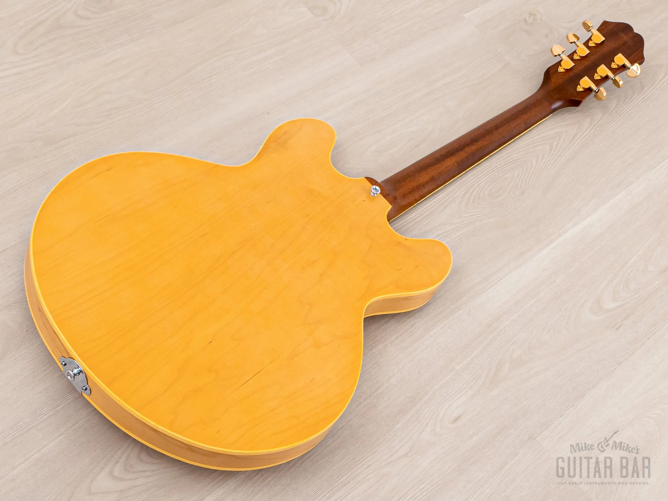 1996 Epiphone Revolution Casino Japan Limited Edition John Lennon Spec Natural w/ Case, Pre-Elitist Terada - Image 14