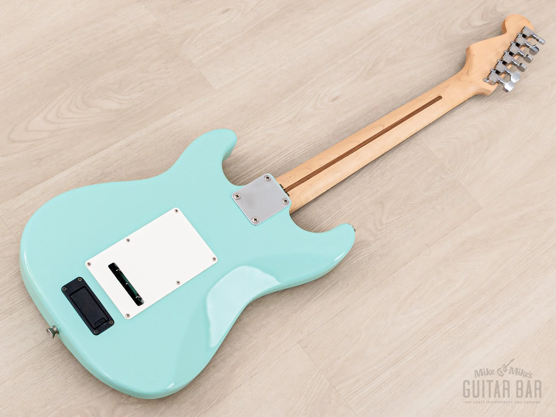1996 Fender Stratocaster ST-Champ10 ST-CH-435 Mini Electric Guitar Sonic Blue w/ Built-In Speaker, Japan MIJ - Image 14