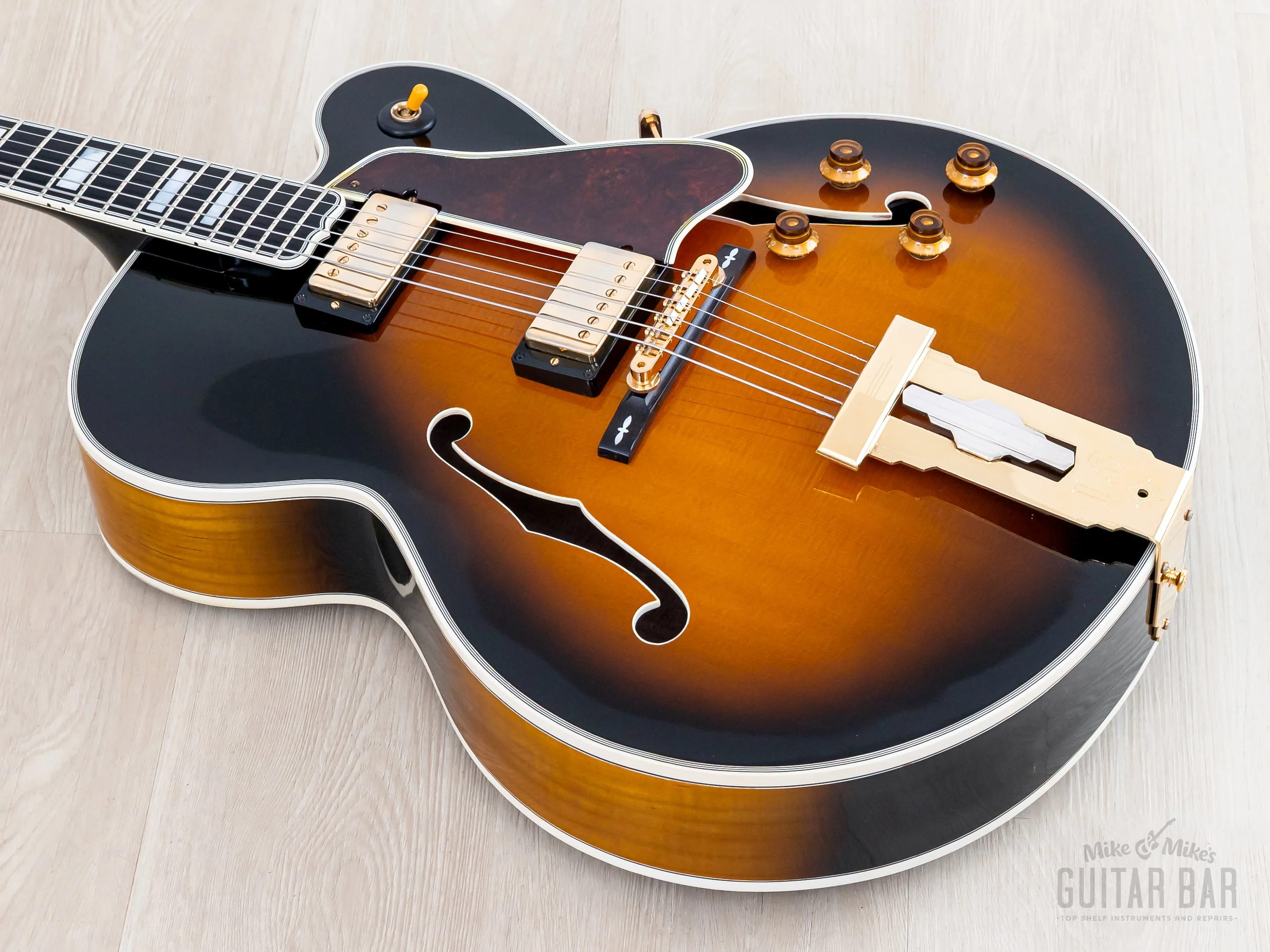 1996 Gibson L-5 CES Archtop Electric Guitar Sunburst Near-Mint w/ 57 Classic PAFs, Case - Image 11