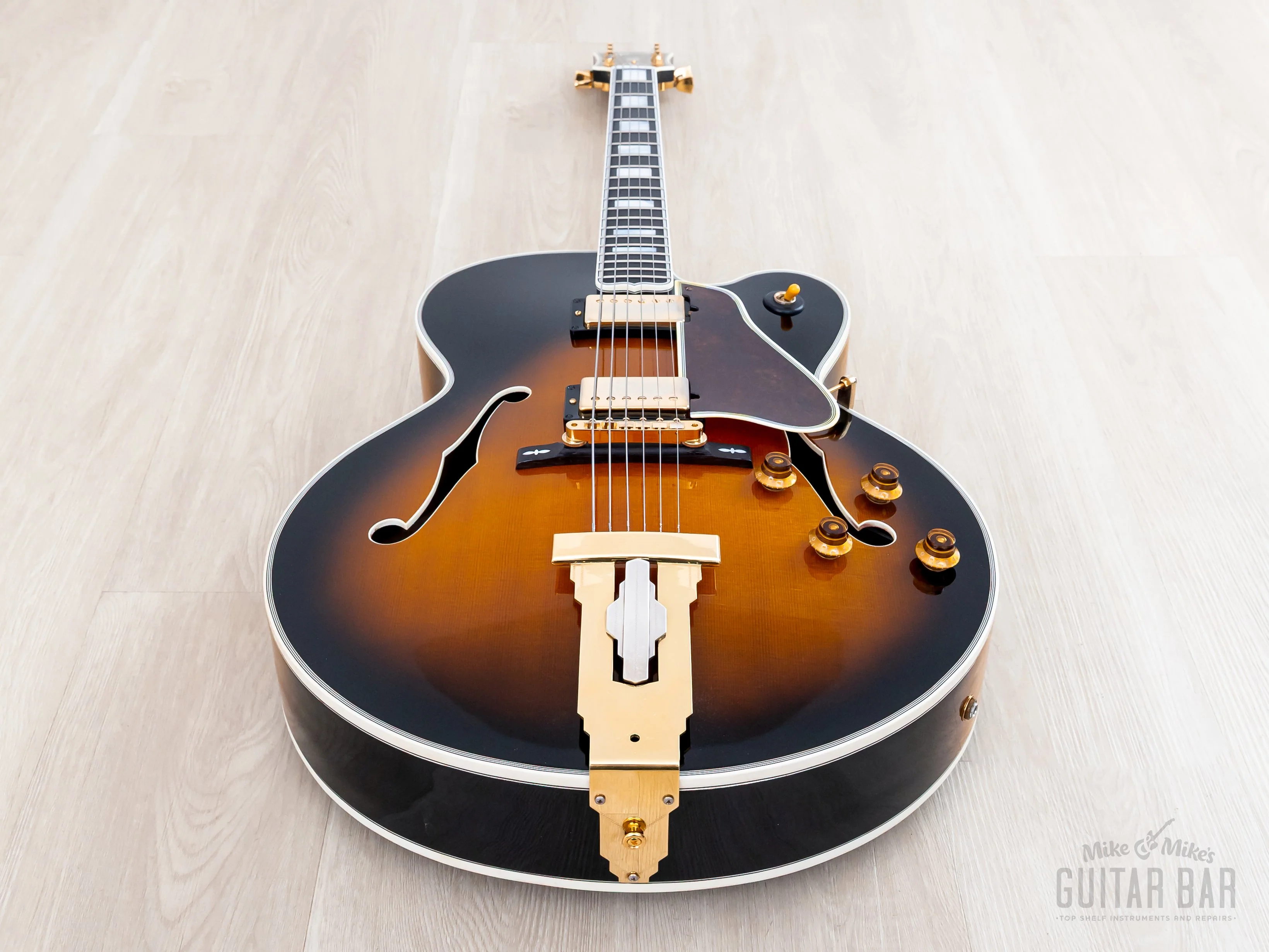 1996 Gibson L-5 CES Archtop Electric Guitar Sunburst Near-Mint w/ 57 Classic PAFs, Case - Image 12