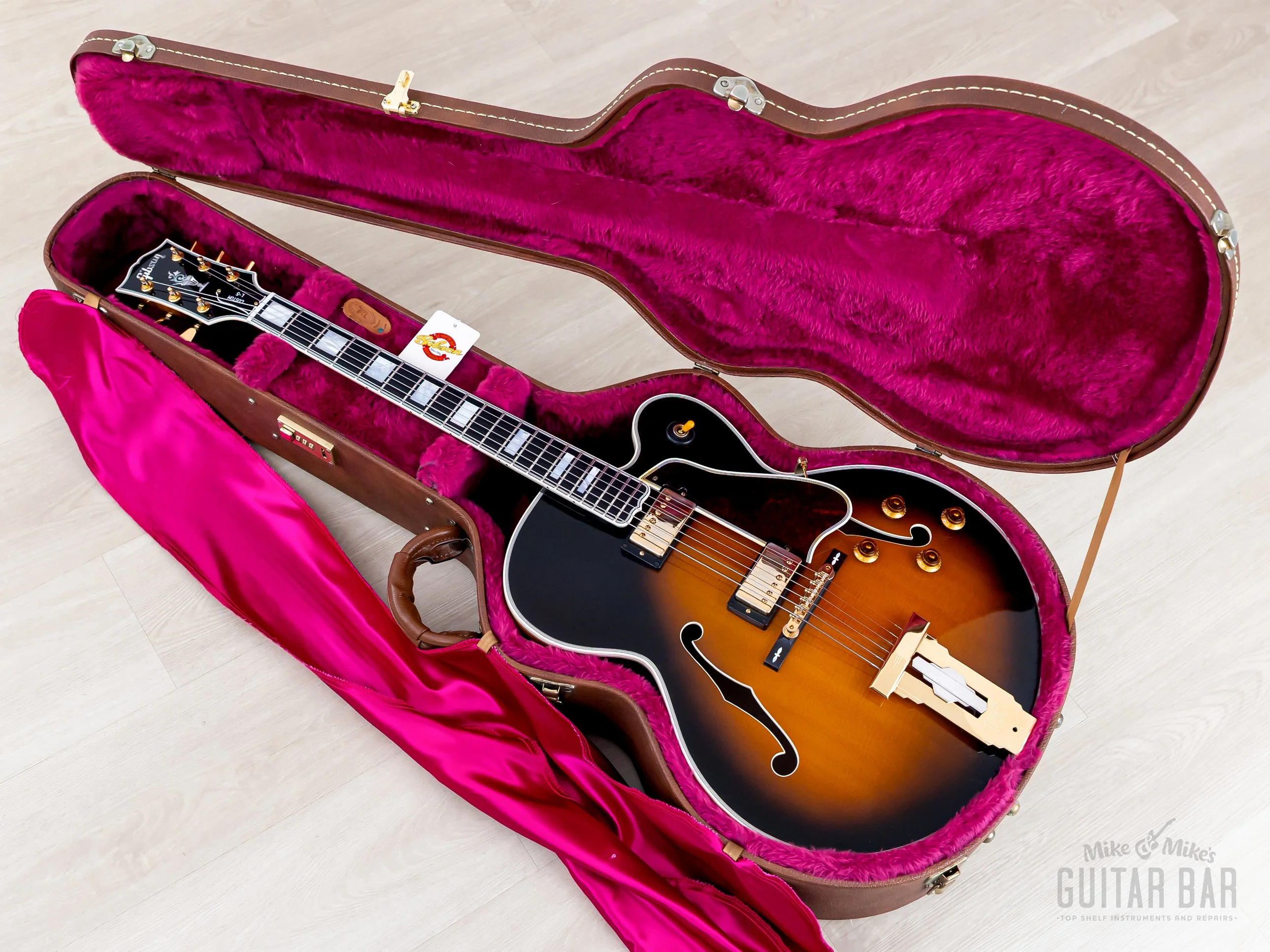 1996 Gibson L-5 CES Archtop Electric Guitar Sunburst Near-Mint w/ 57 Classic PAFs, Case - Image 22