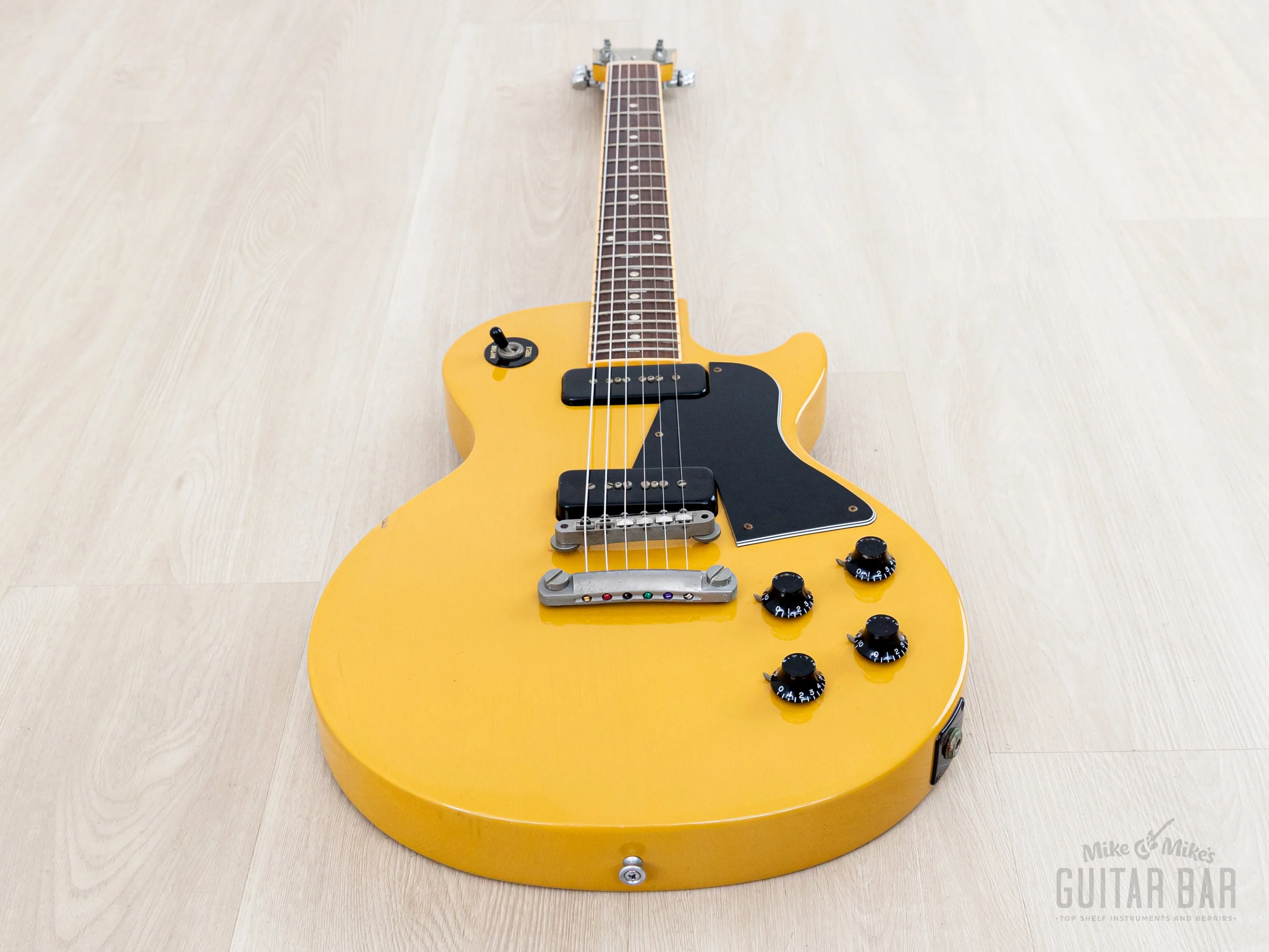 1996 Gibson Les Paul Special Single Cut TV Yellow w/ Case & Hangtags, Yamano - Image 10