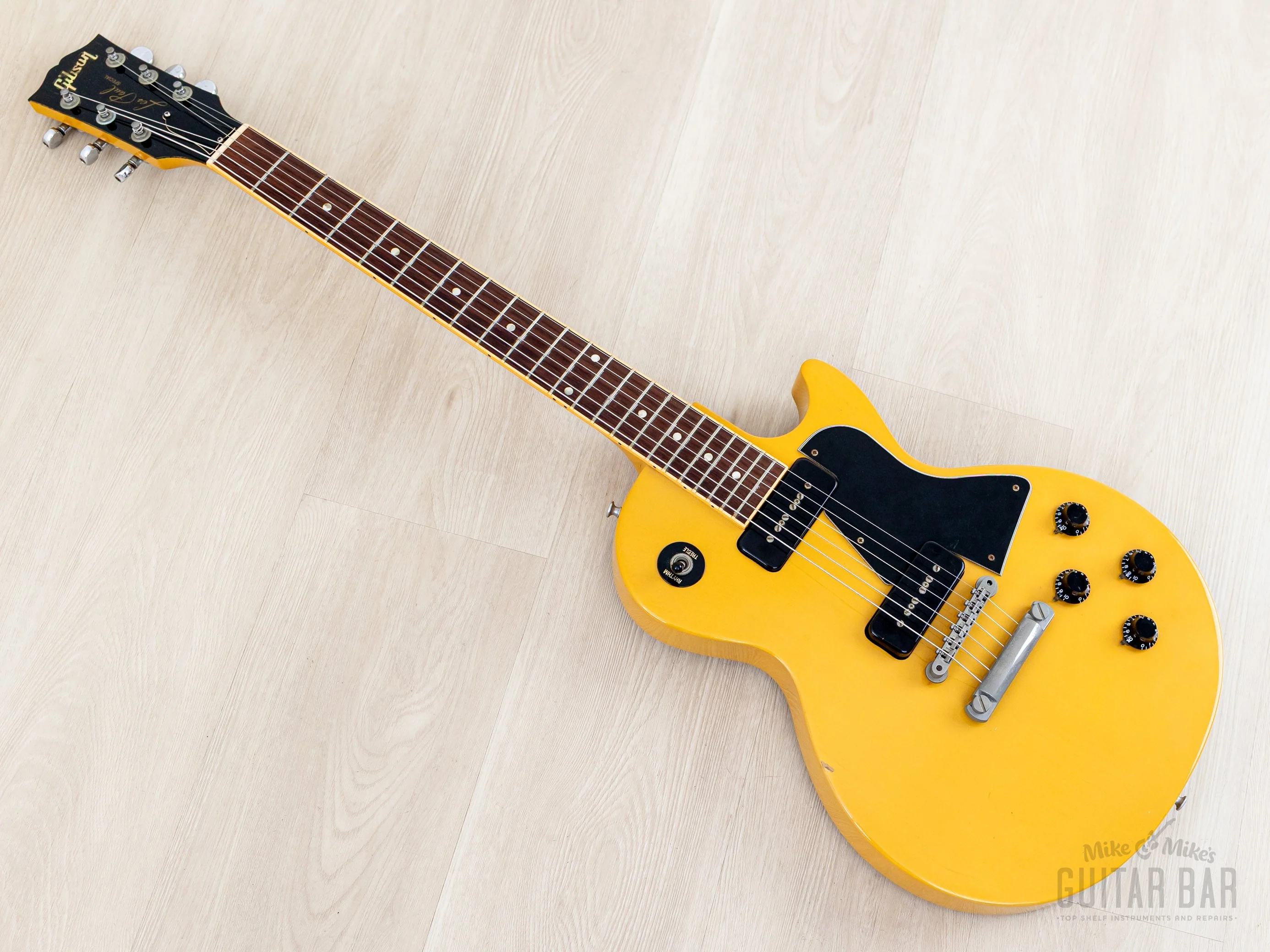 1996 Gibson Les Paul Special Single Cut TV Yellow w/ Case & Hangtags, Yamano - Image 11