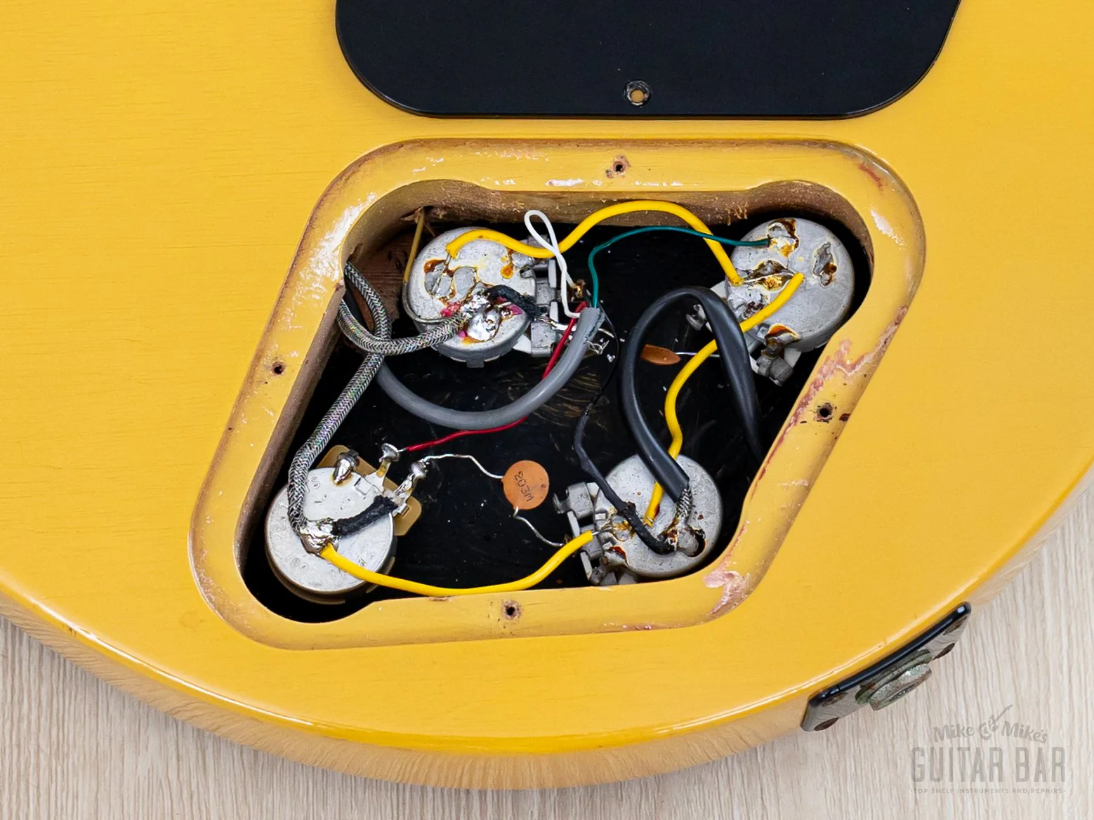 1996 Gibson Les Paul Special Single Cut TV Yellow w/ Case & Hangtags, Yamano - Image 15