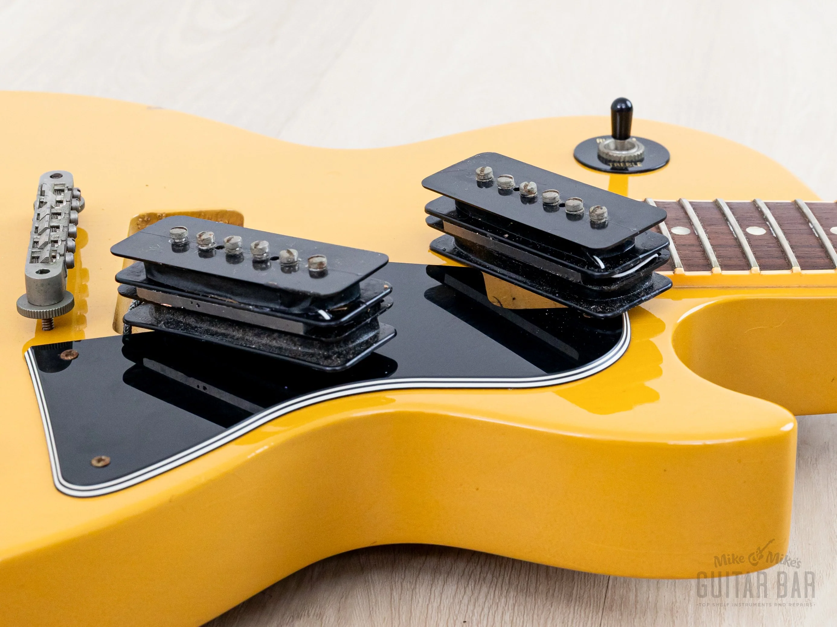 1996 Gibson Les Paul Special Single Cut TV Yellow w/ Case & Hangtags, Yamano - Image 16