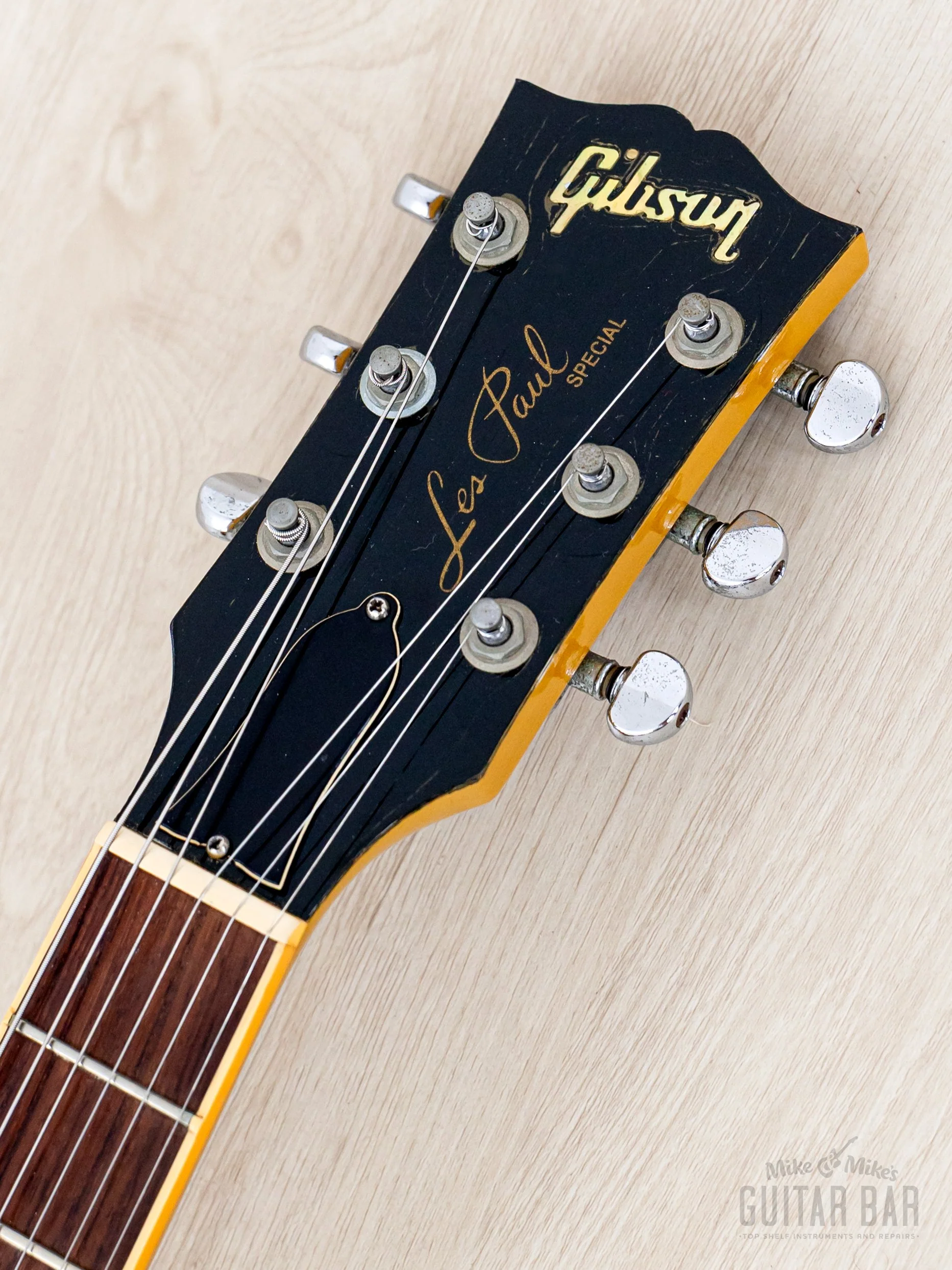 1996 Gibson Les Paul Special Single Cut TV Yellow w/ Case & Hangtags, Yamano - Image 4