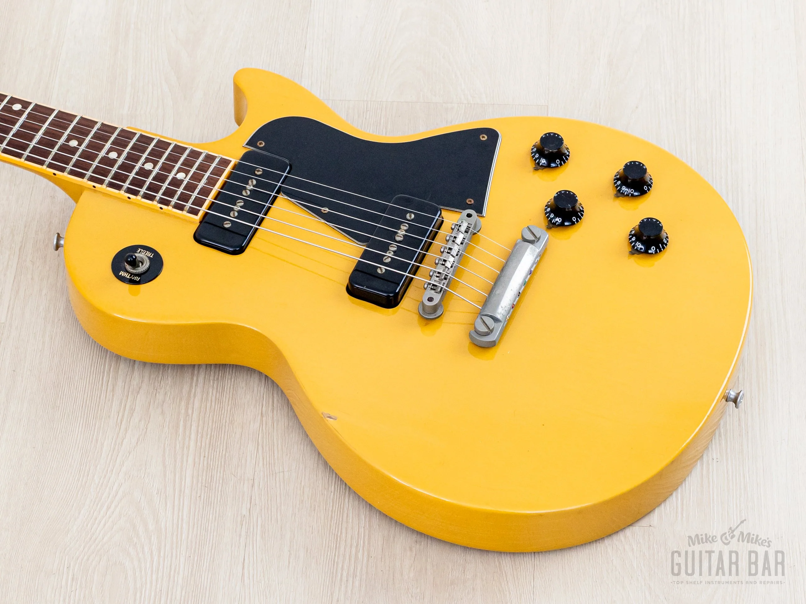 1996 Gibson Les Paul Special Single Cut TV Yellow w/ Case & Hangtags, Yamano - Image 9