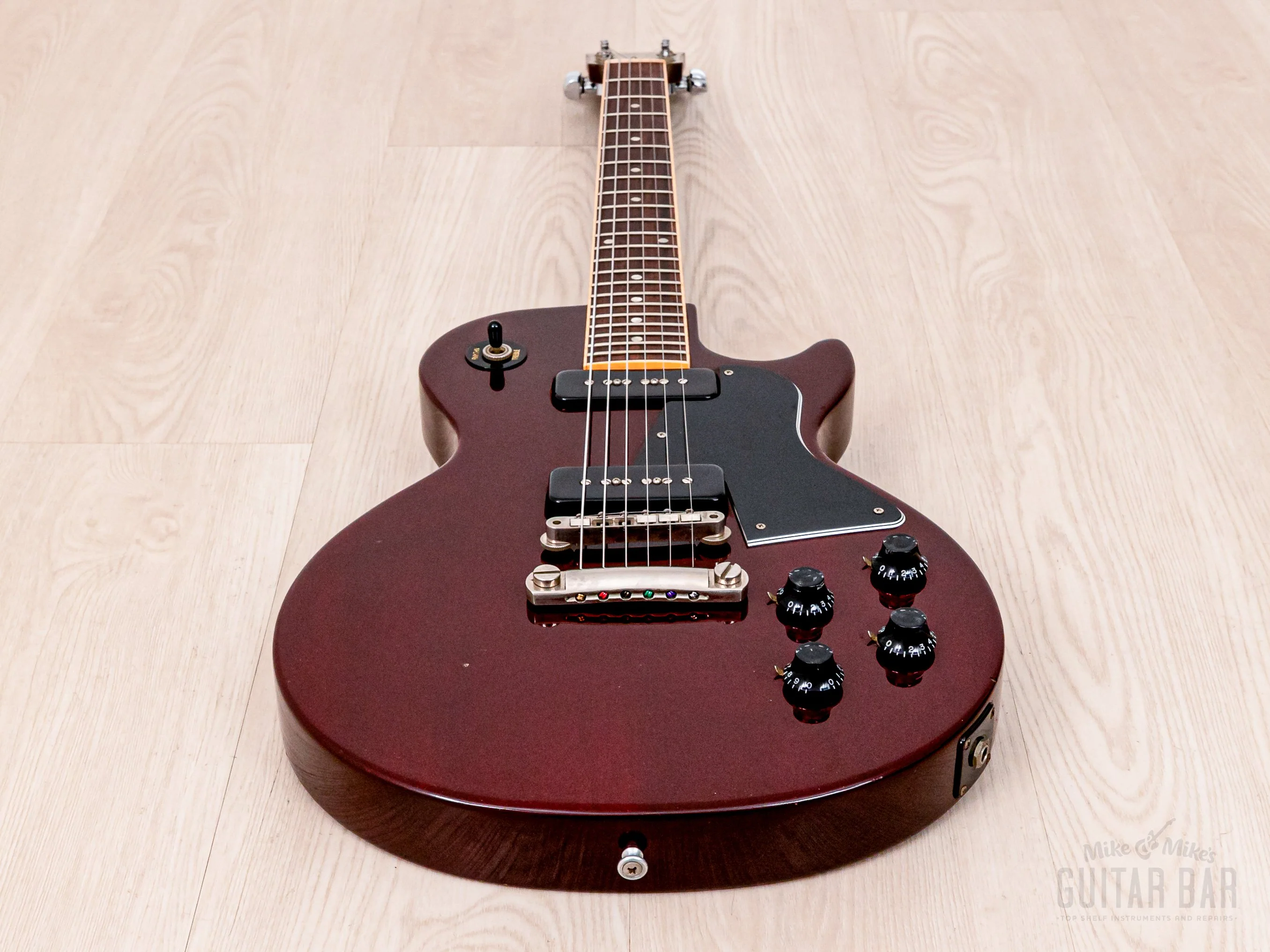 1996 Gibson Les Paul Special Single Cut Wine Red w/ Case, P-100 - Image 10