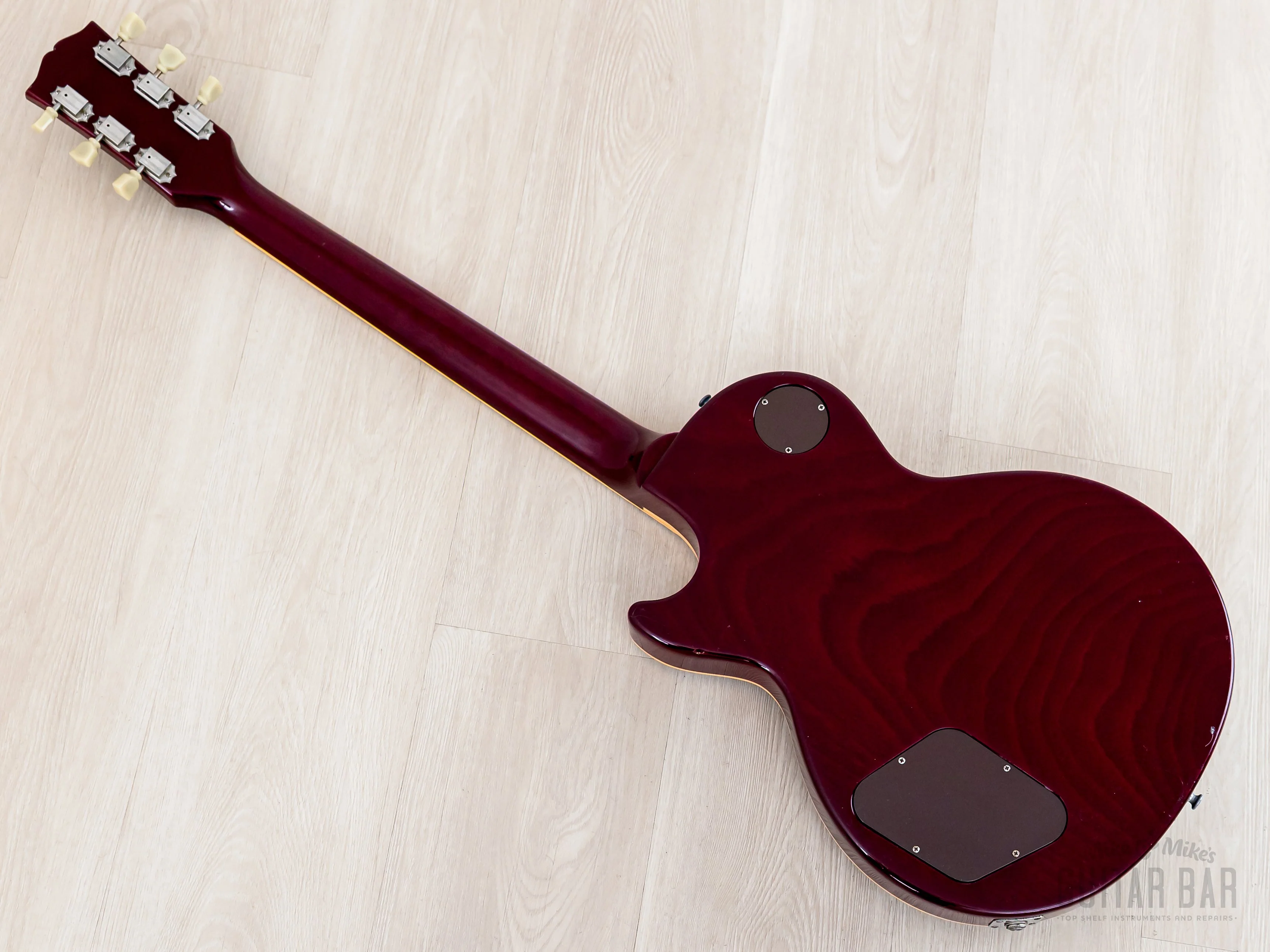 1996 Gibson Les Paul Standard Flame Top Wine Red One-Piece Body, 100% Original w/ Case - Image 12