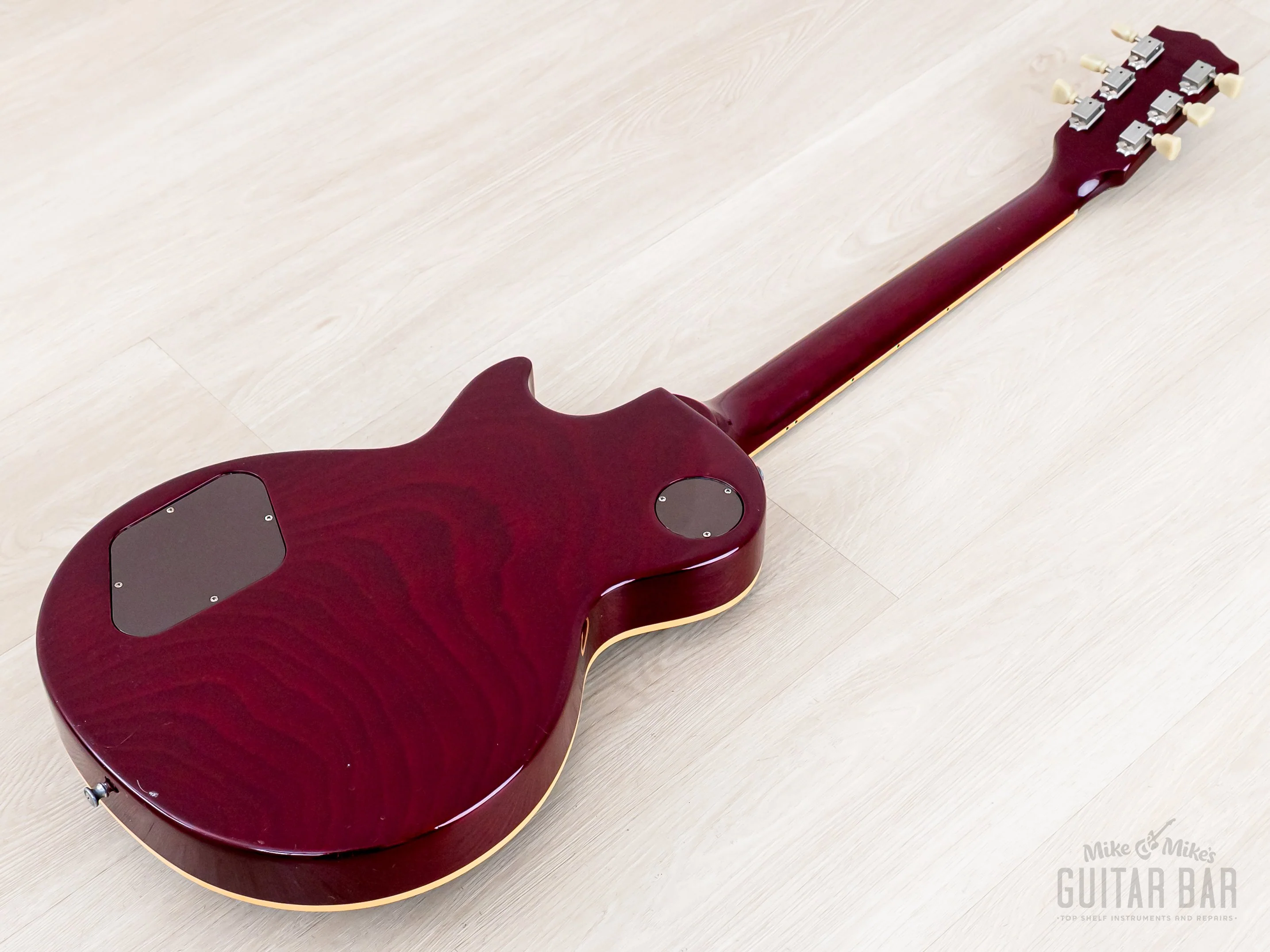 1996 Gibson Les Paul Standard Flame Top Wine Red One-Piece Body, 100% Original w/ Case - Image 13