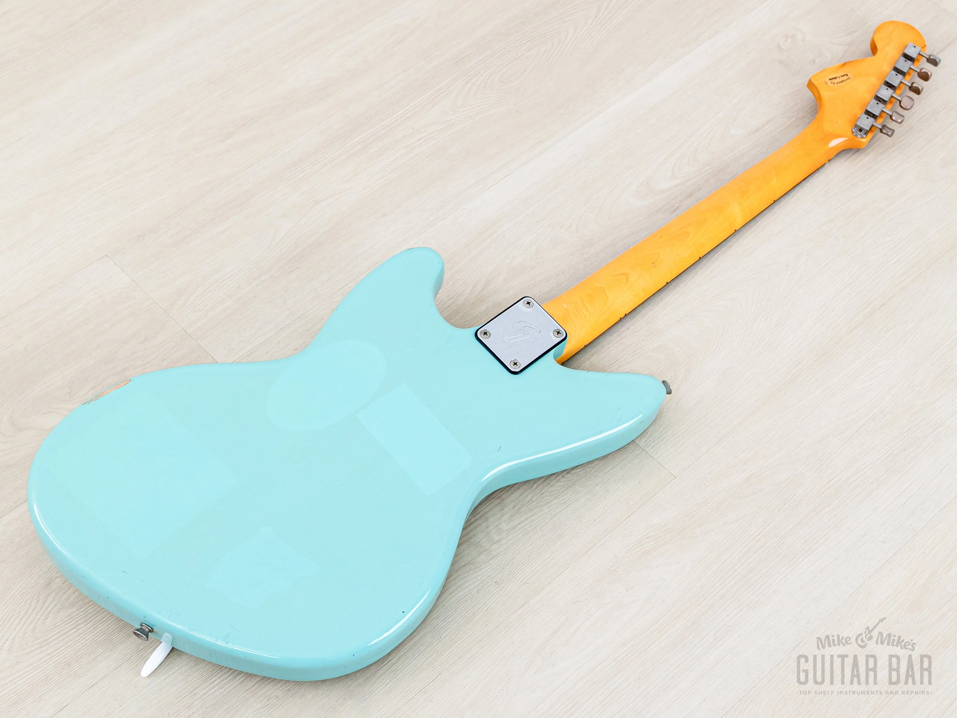 1997 Fender Jag-Stang JGS-65 Kurt Cobain Signature Offset Guitar Sonic Blue, Japan MIJ - Image 14
