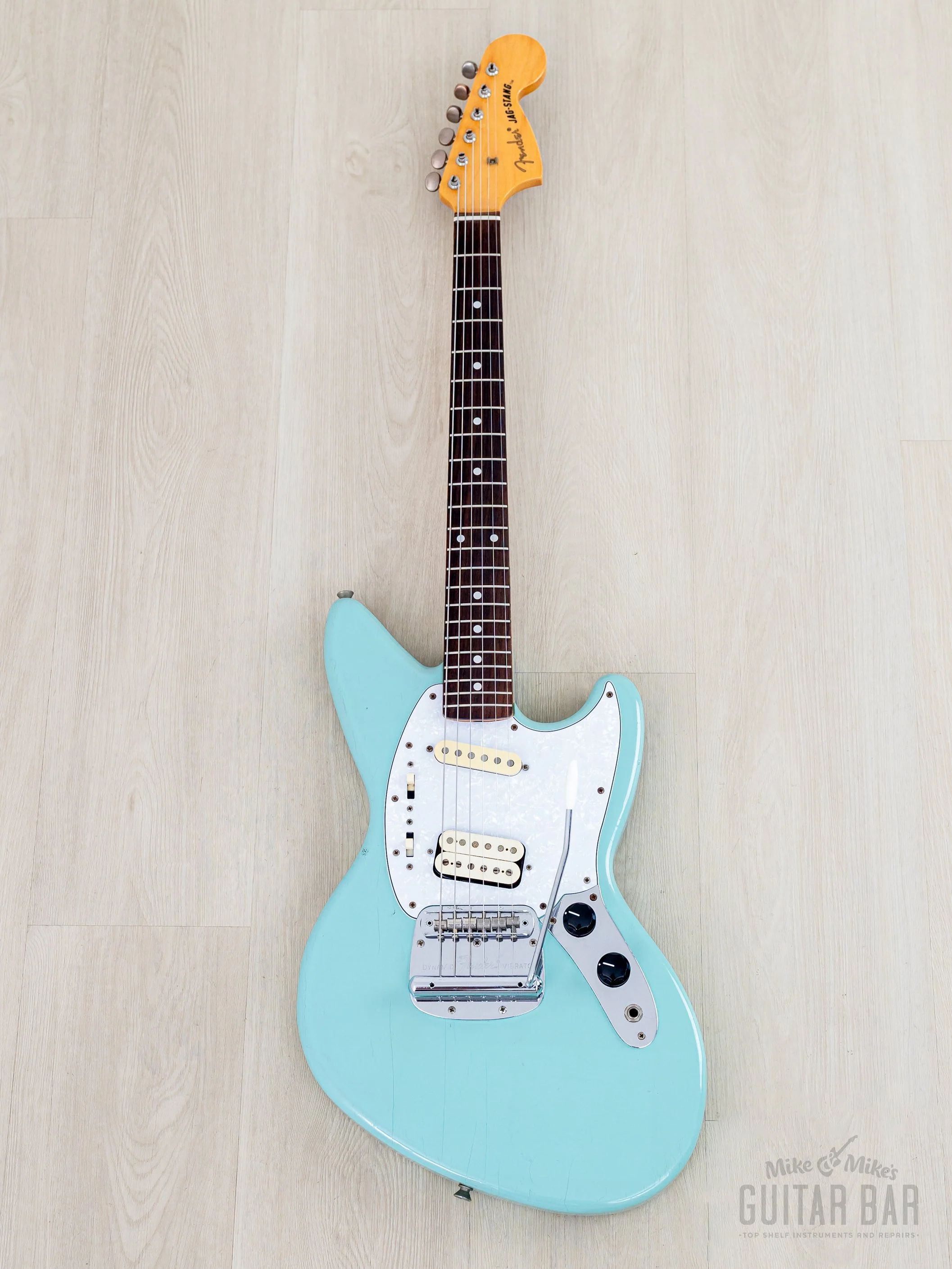 1997 Fender Jag-Stang JGS-65 Kurt Cobain Signature Offset Guitar Sonic Blue, Japan MIJ - Image 2