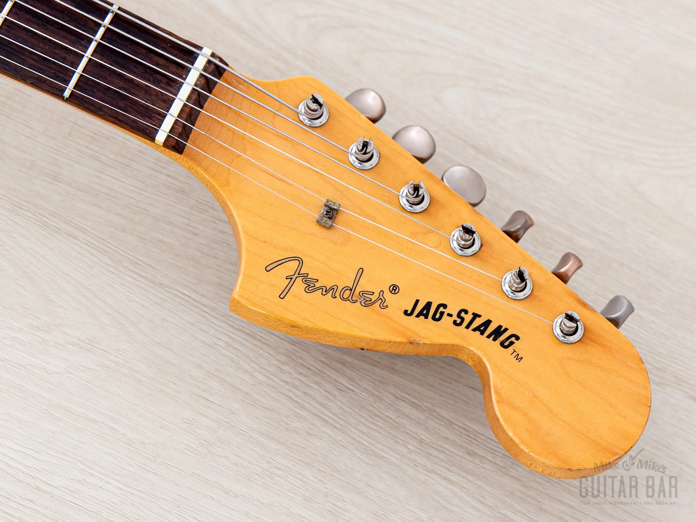 1997 Fender Jag-Stang JGS-65 Kurt Cobain Signature Offset Guitar Sonic Blue, Japan MIJ - Image 4
