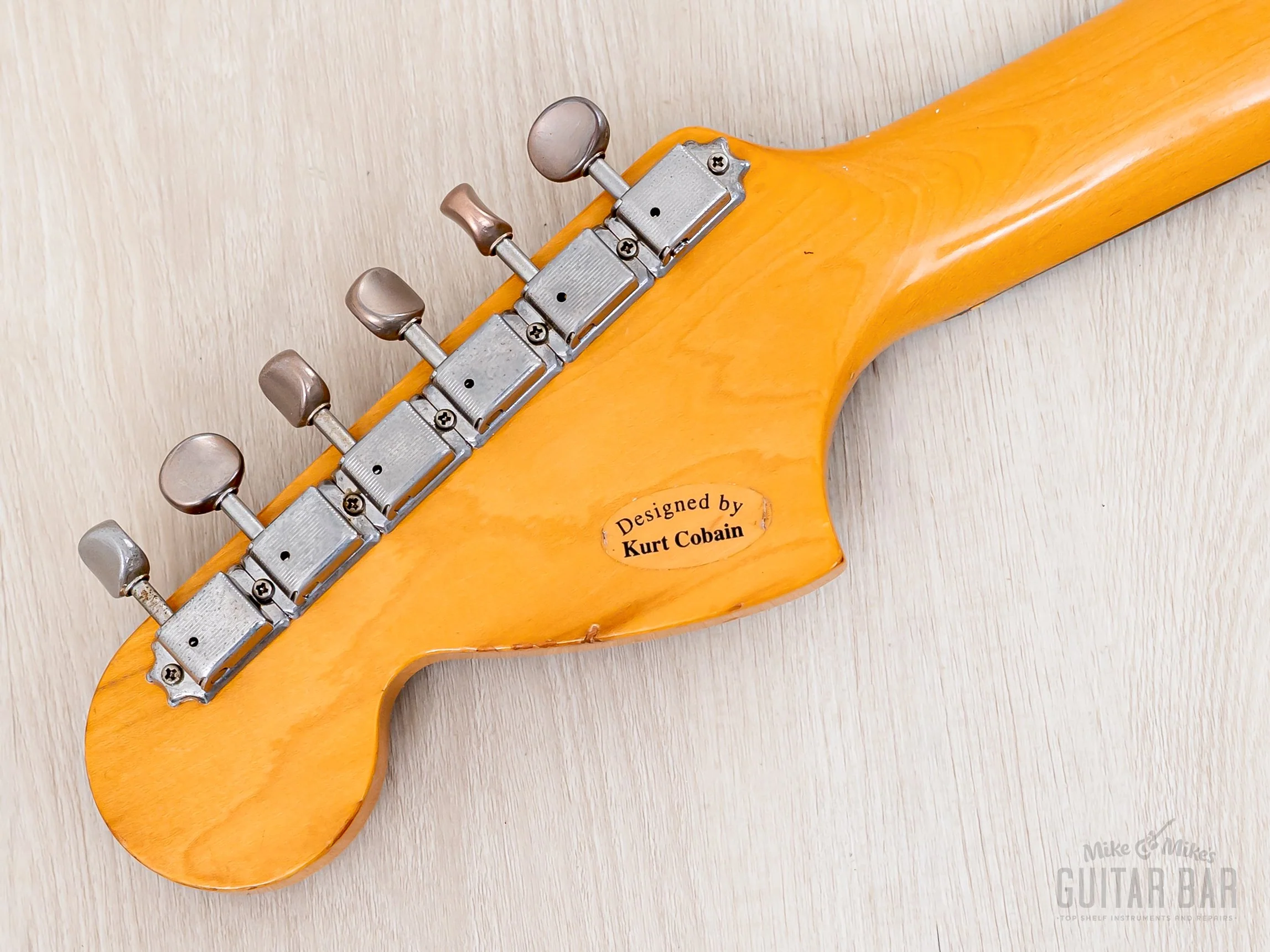 1997 Fender Jag-Stang JGS-65 Kurt Cobain Signature Offset Guitar Sonic Blue, Japan MIJ - Image 5