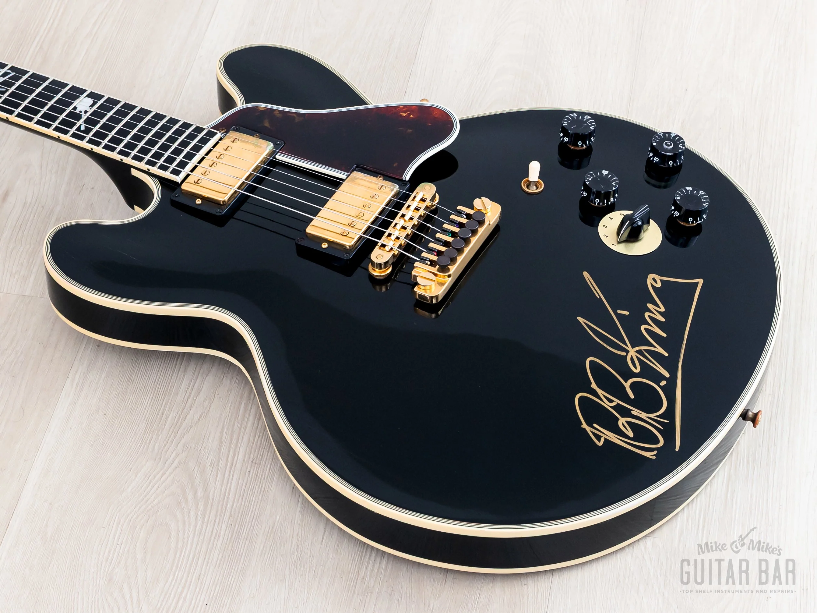 1997 Gibson B.B. King Lucille ES-355 70th Anniversary Limited Edition, Near-Mint & Signed w/ Case, Tags - Image 11